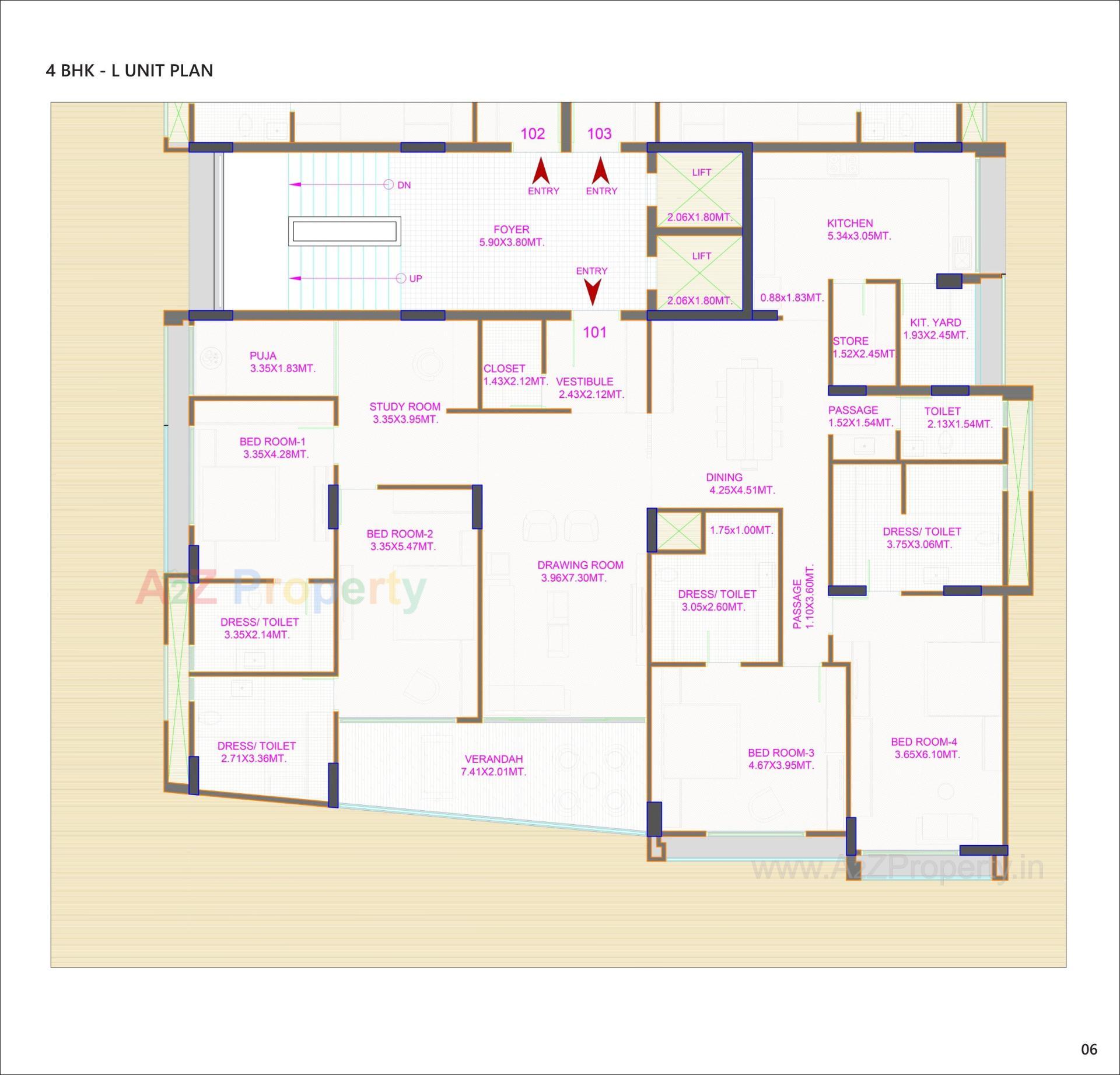 Layout of real estate project The Green Luxuriya located at Chhadavad, Ahmedabad, Gujarat