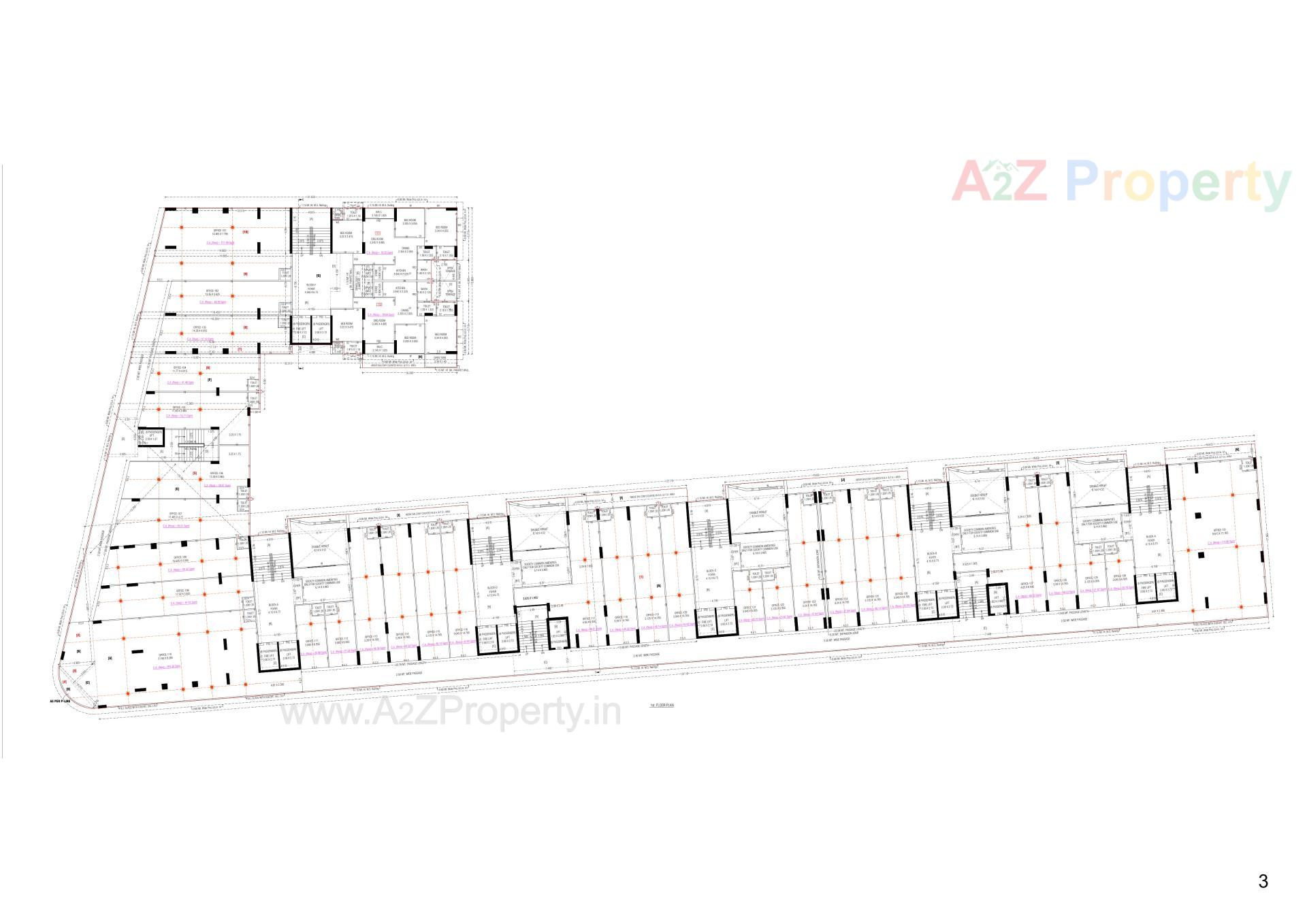 Layout of real estate project The Green Parmeshwar located at Ahmedabad, Ahmedabad, Gujarat