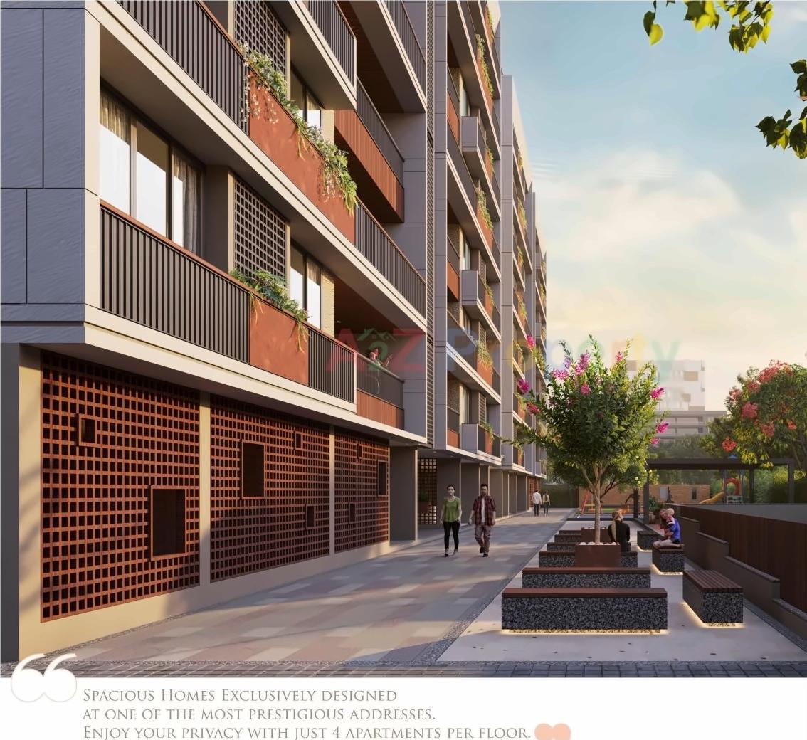 3D Elevation of real estate project The Indus located at Ahmedabad, Ahmedabad, Gujarat