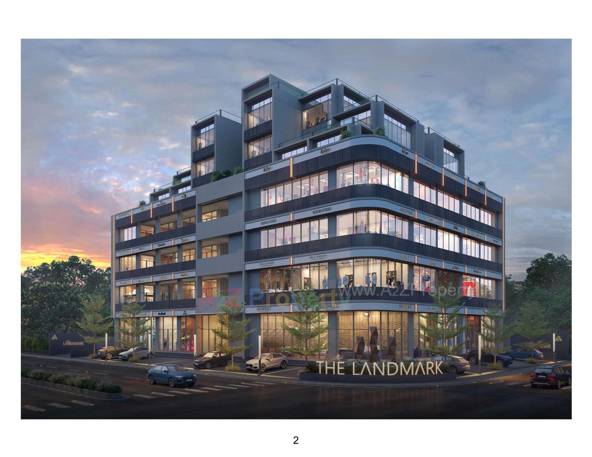 3D Elevation of real estate project The Landmark located at Chandkheda, Ahmedabad, Gujarat