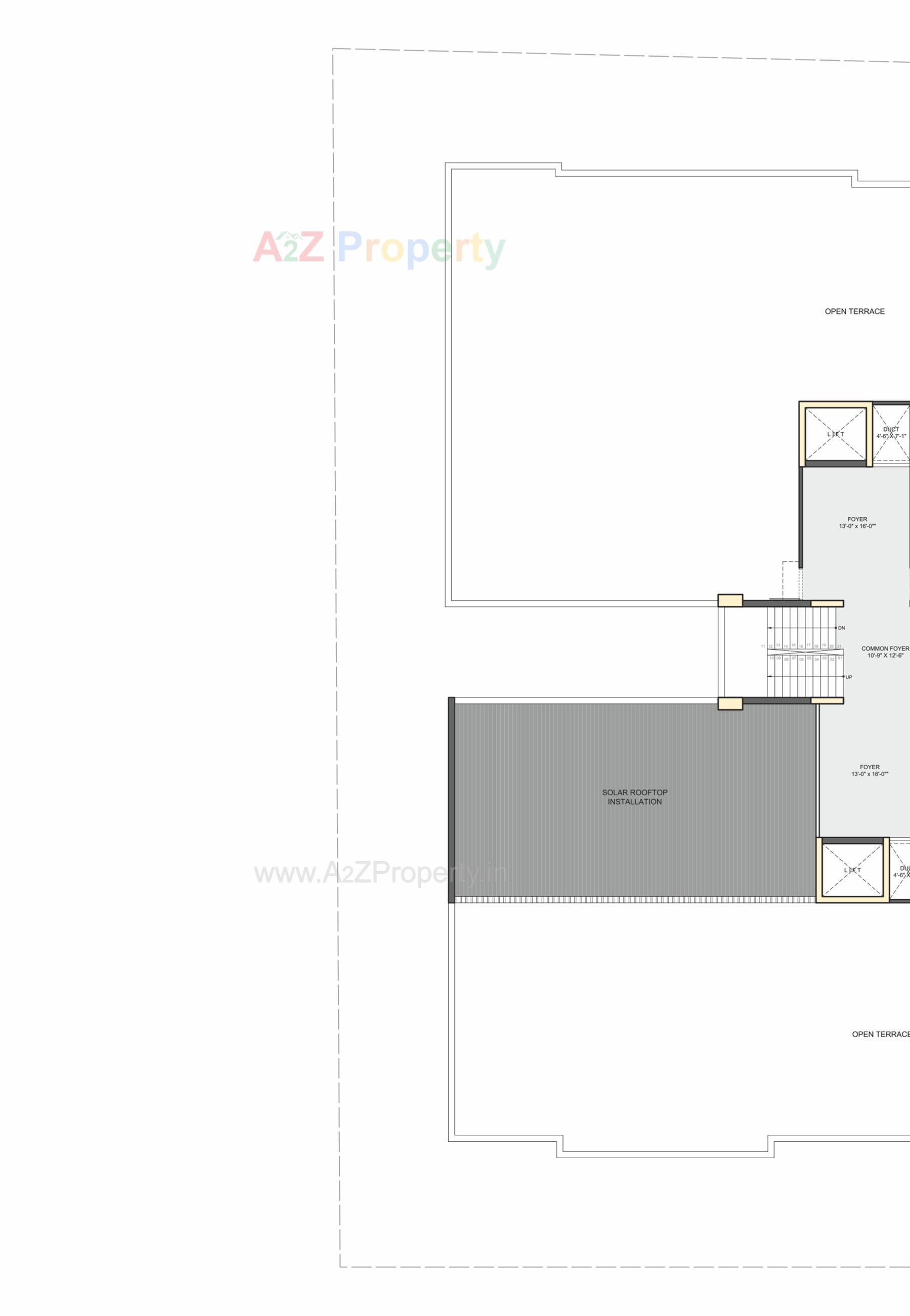 Layout of real estate project The Life located at Ellisbridge, Ahmedabad, Gujarat
