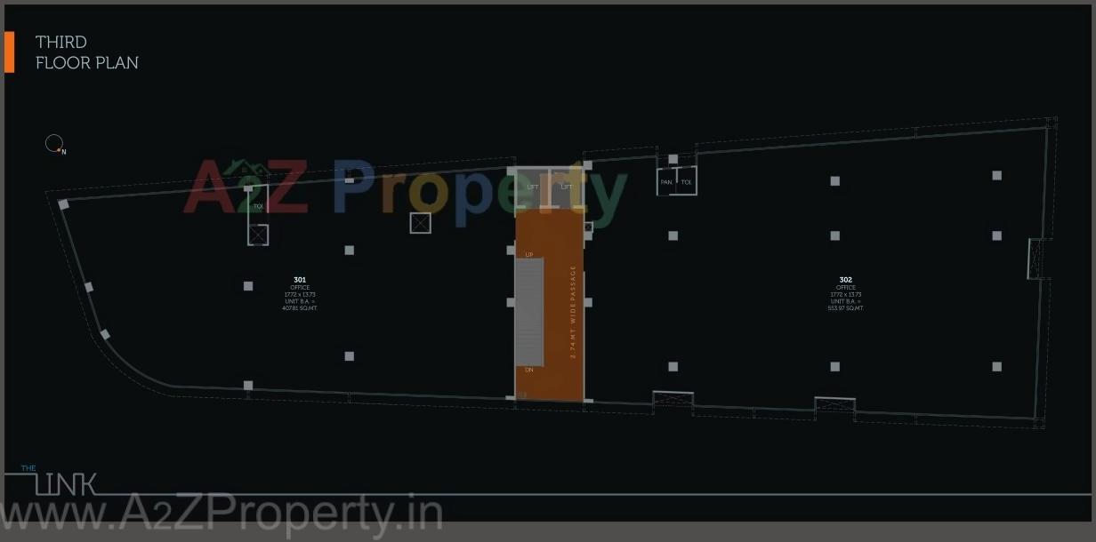 Layout of real estate project The Link located at Shekhpur, Ahmedabad, Gujarat