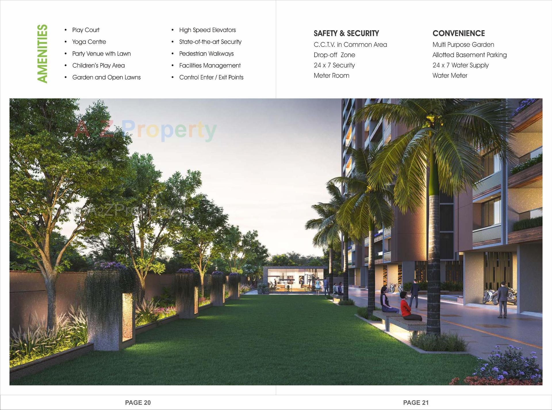 3D Elevation of real estate project The Mango located at Hanspura, Ahmedabad, Gujarat