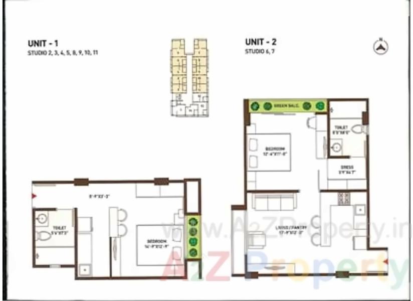 Layout of real estate project The Mantra located at Bodakdev, Ahmedabad, Gujarat