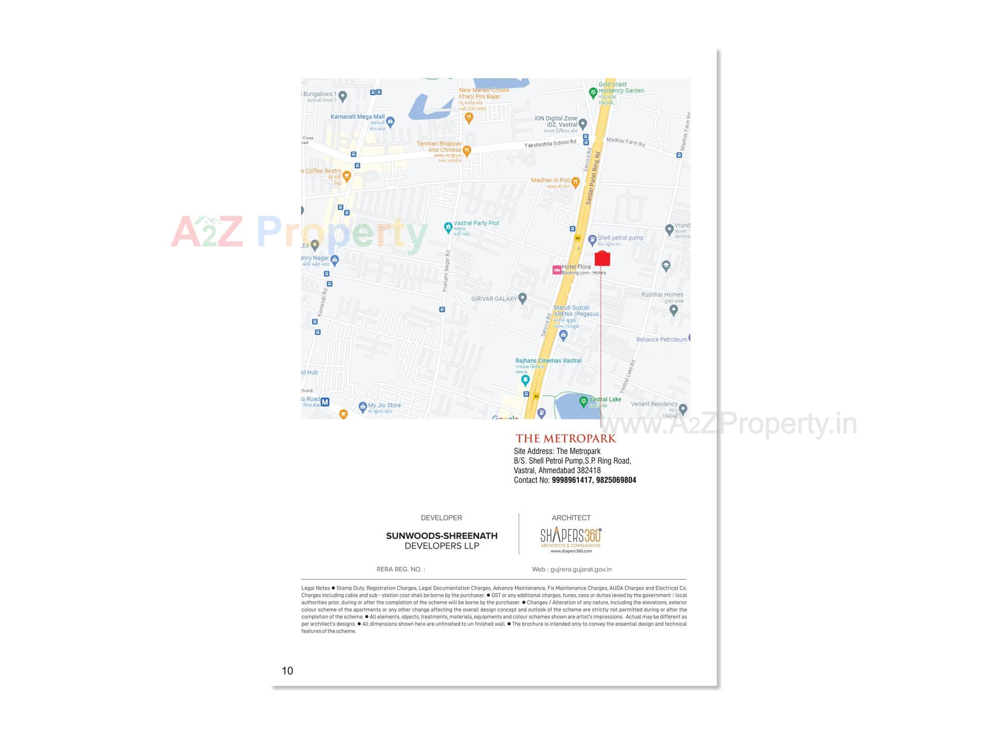  of real estate project The Metropark located at Vastral, Ahmedabad, Gujarat