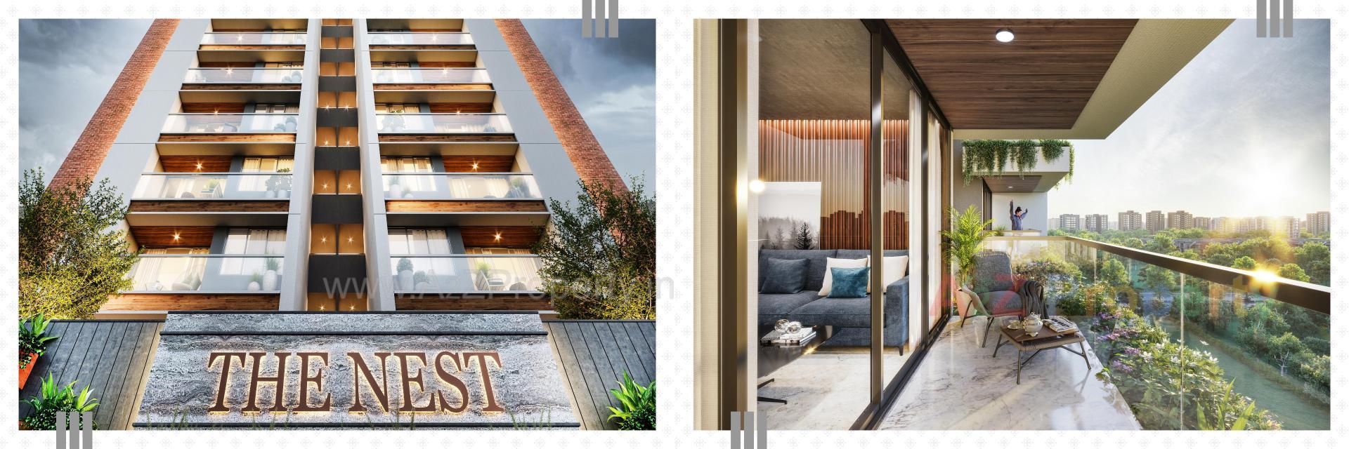 3D Elevation of real estate project The Nest Residency located at Nikol, Ahmedabad, Gujarat