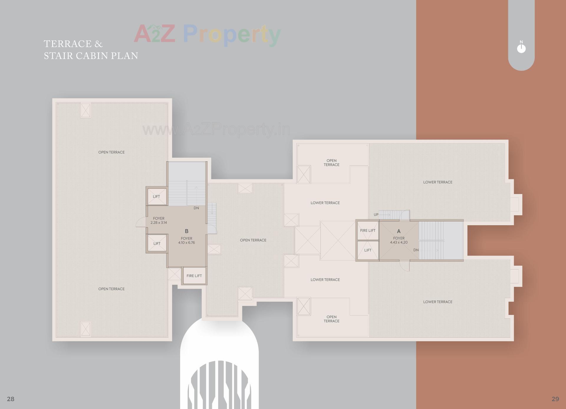 Layout of real estate project The Orchard located at Kochrab, Ahmedabad, Gujarat