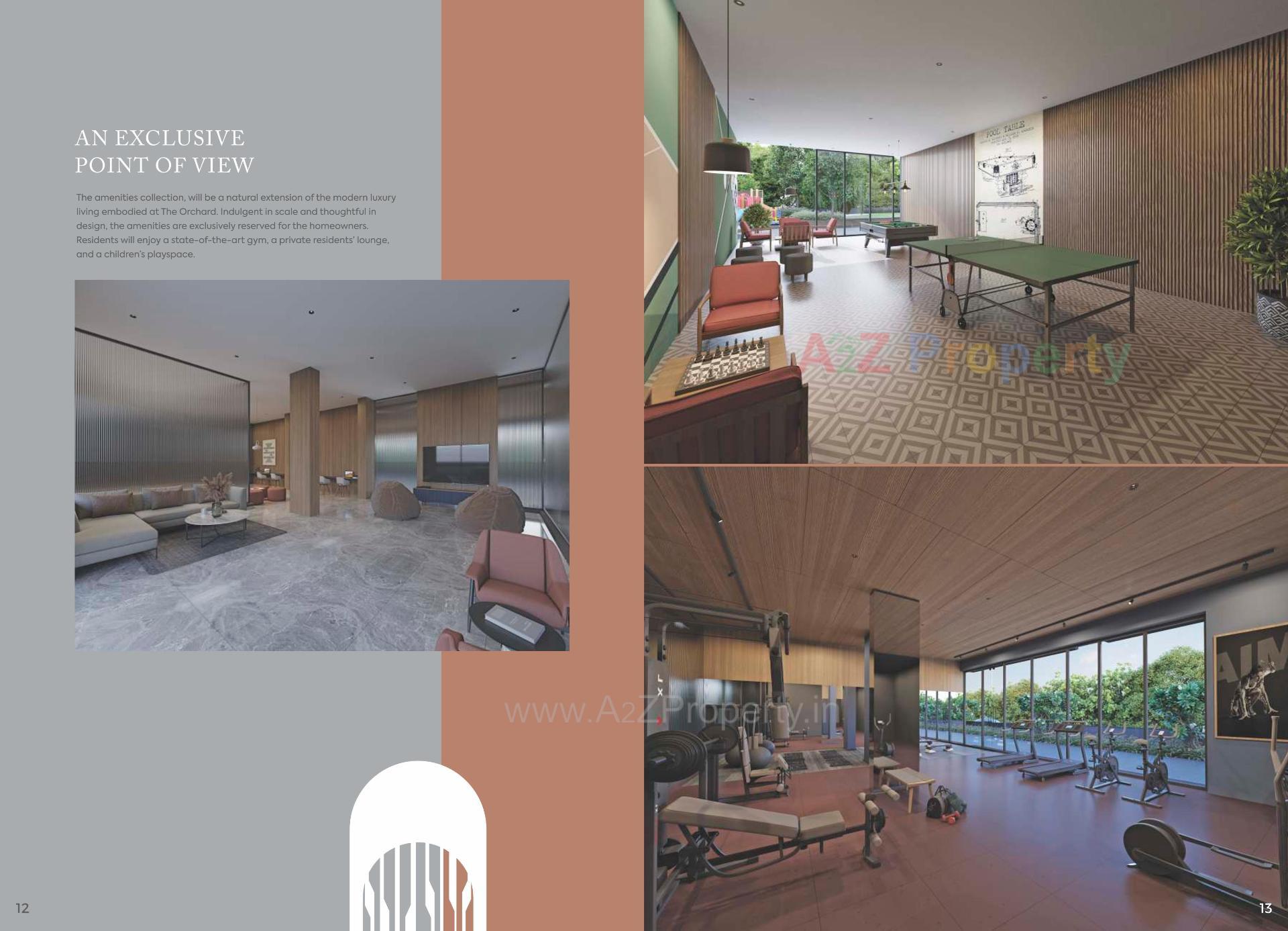 3D Elevation of real estate project The Orchard located at Kochrab, Ahmedabad, Gujarat