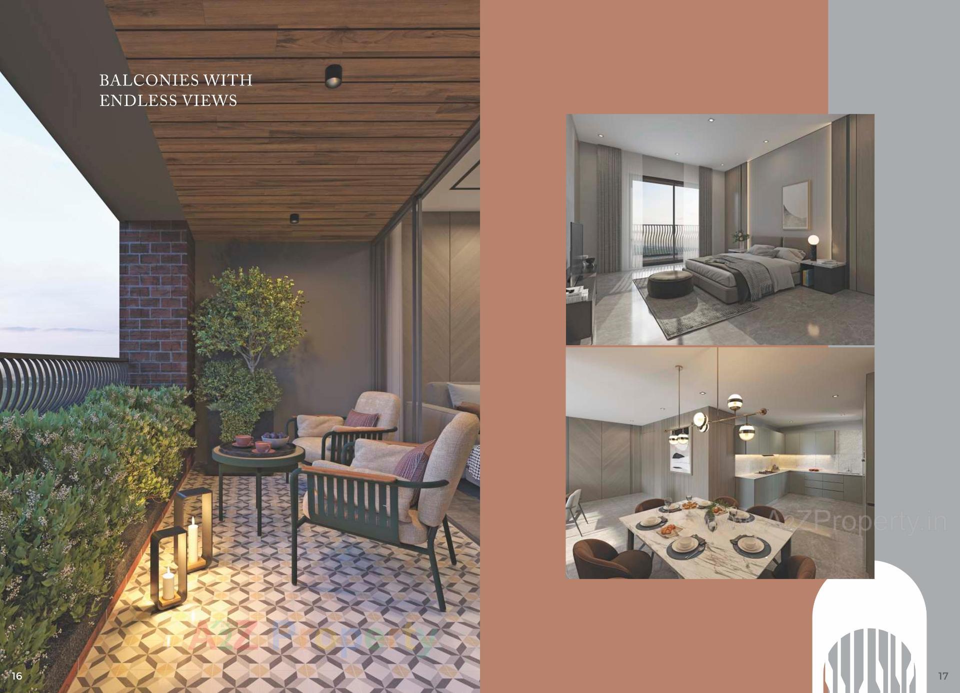 3D Elevation of real estate project The Orchard located at Kochrab, Ahmedabad, Gujarat