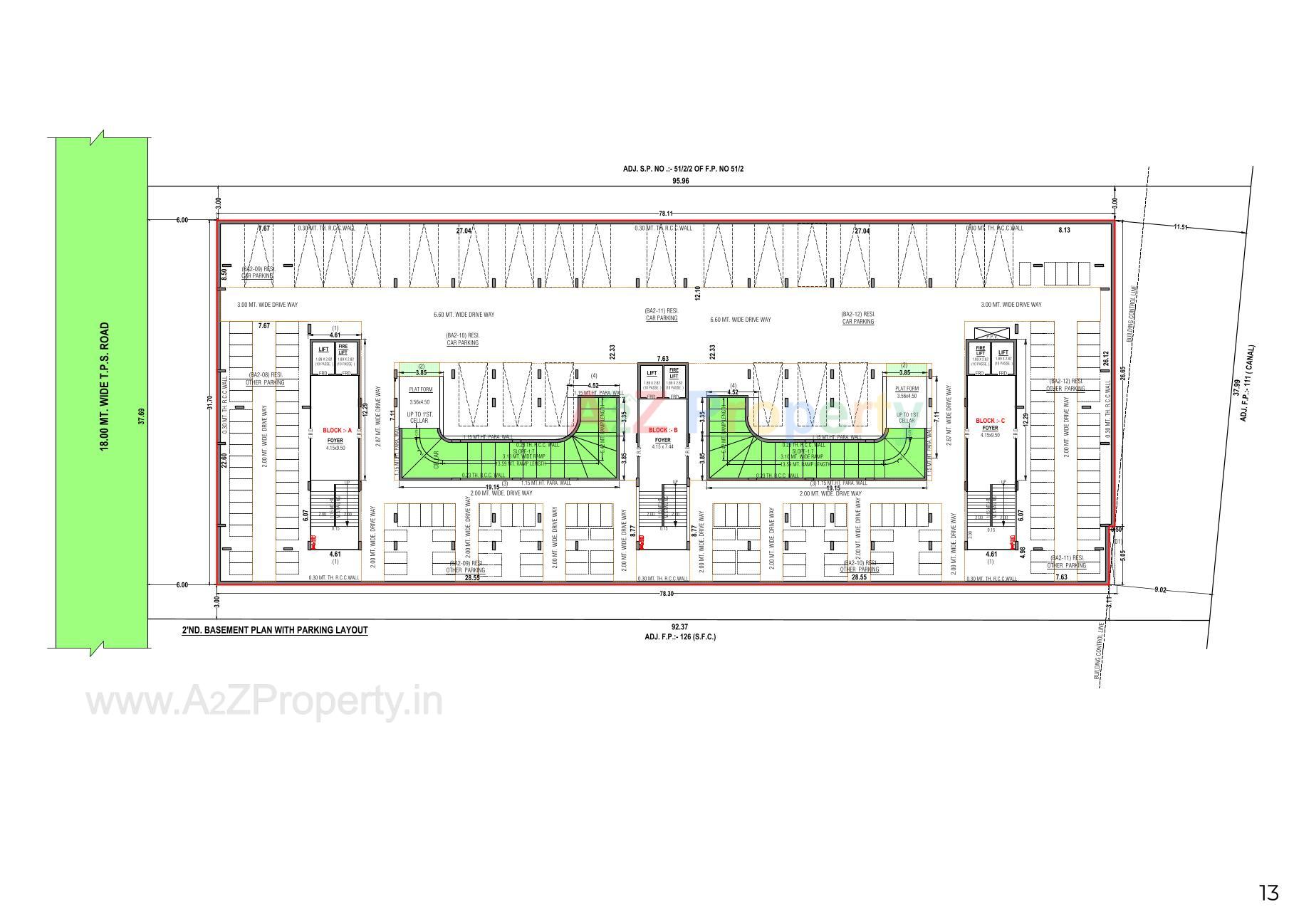Layout of real estate project The Origin located at Laxmipura, Ahmedabad, Gujarat