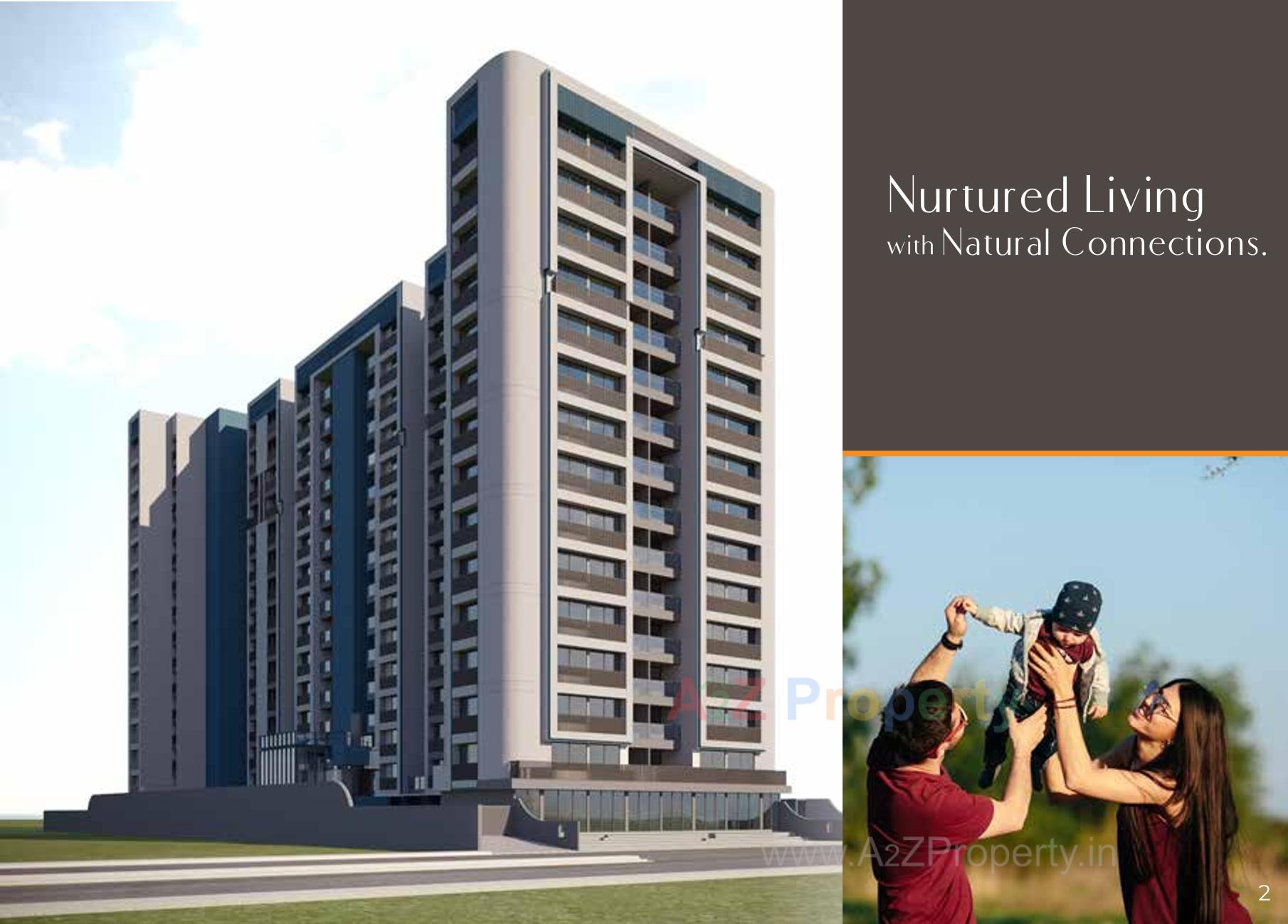 3D Elevation of real estate project The Origin located at Laxmipura, Ahmedabad, Gujarat