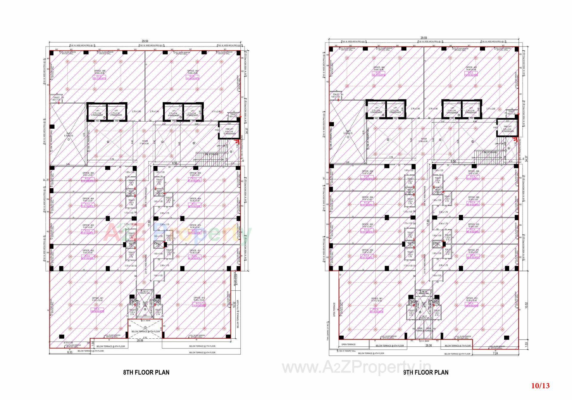 Layout of real estate project The Orion located at Ahmedabad, Ahmedabad, Gujarat