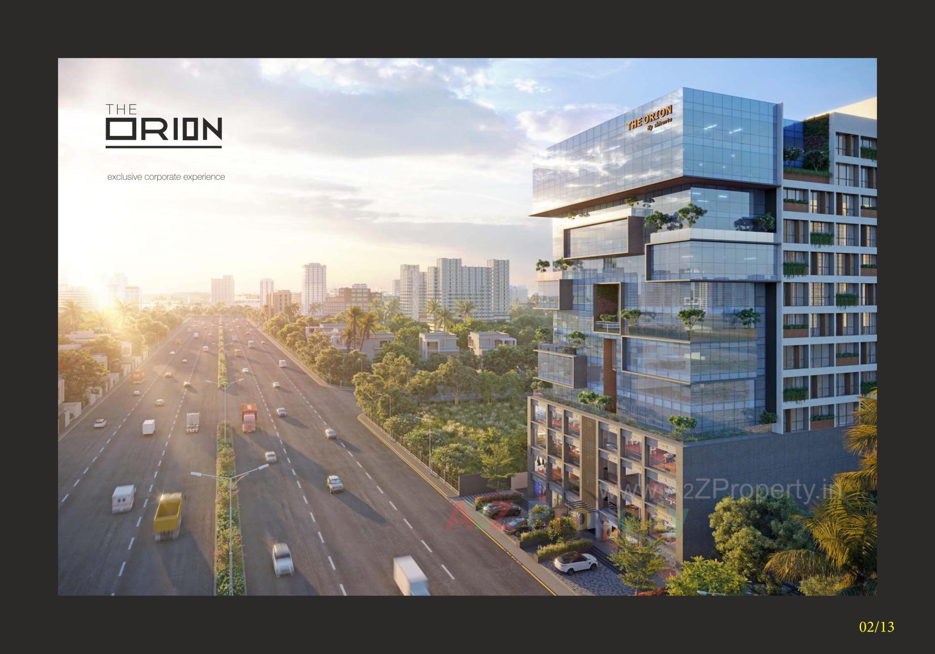 3D Elevation of real estate project The Orion located at Ahmedabad, Ahmedabad, Gujarat