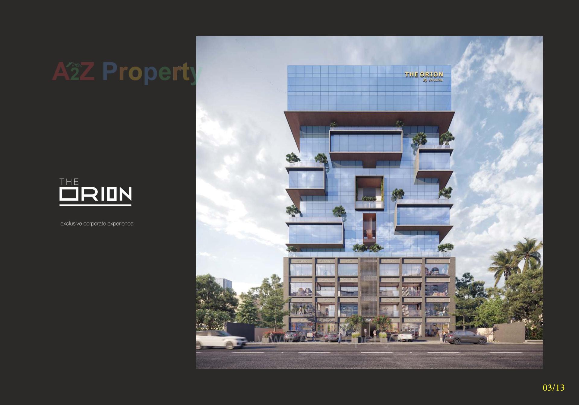 3D Elevation of real estate project The Orion located at Ahmedabad, Ahmedabad, Gujarat