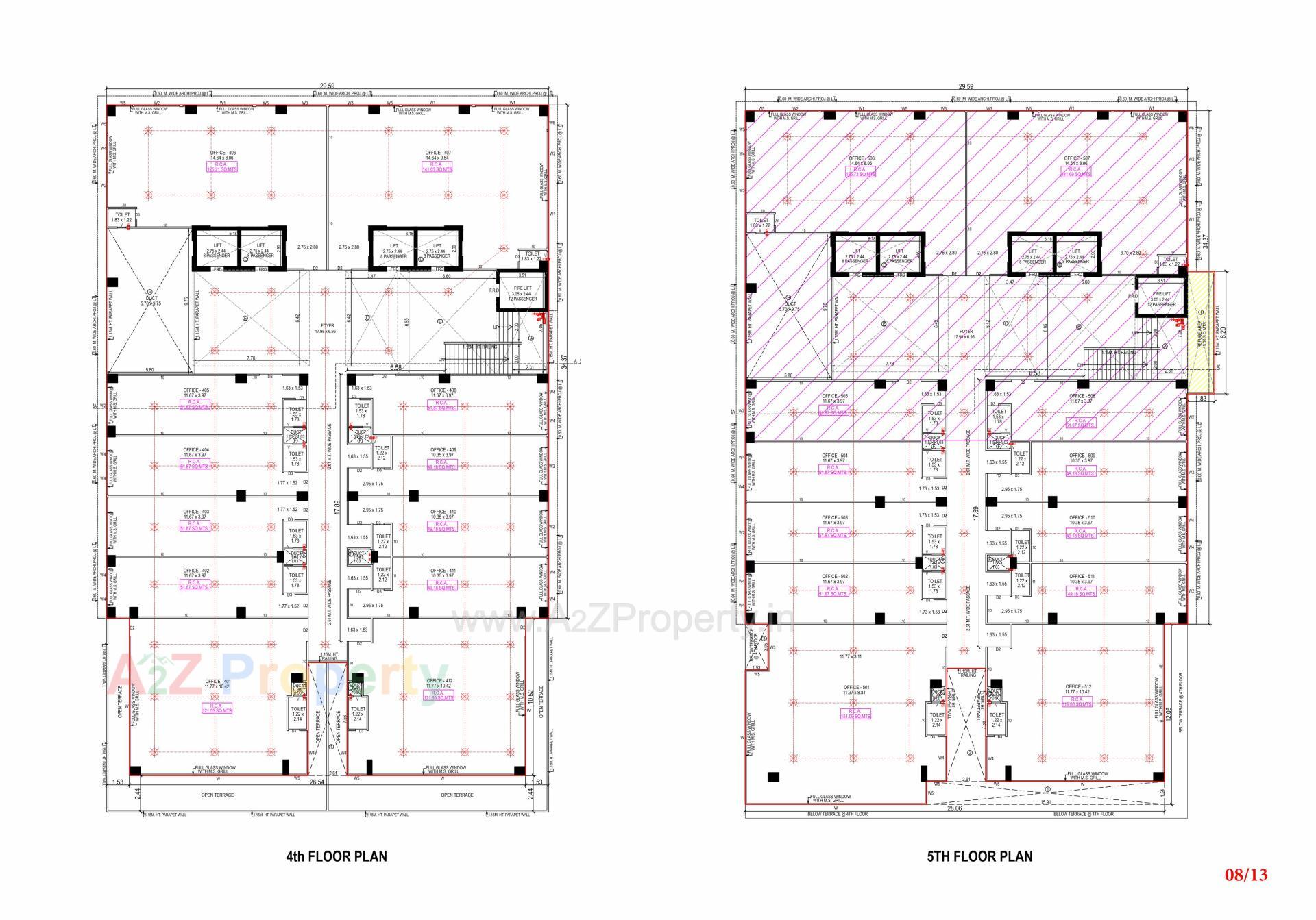 Layout of real estate project The Orion located at Ahmedabad, Ahmedabad, Gujarat