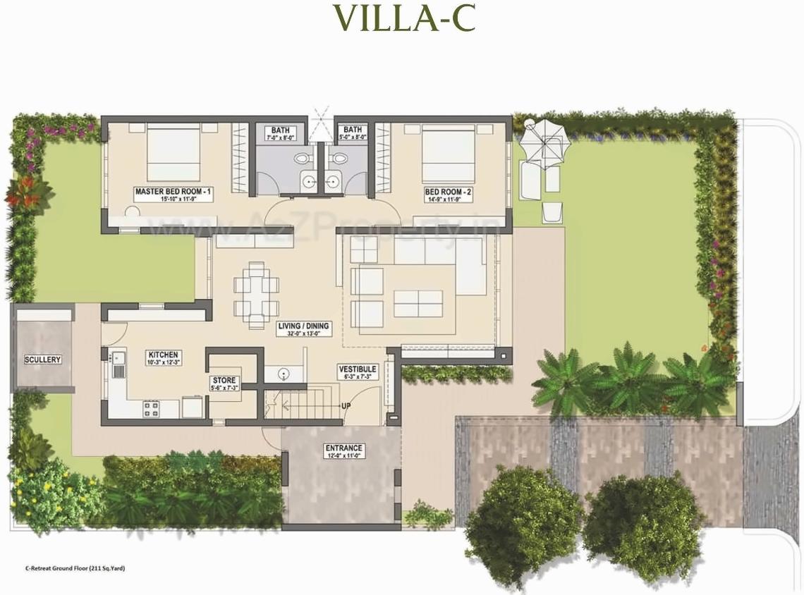 Layout of real estate project The Otherside located at Chekhalavasajda, Ahmedabad, Gujarat
