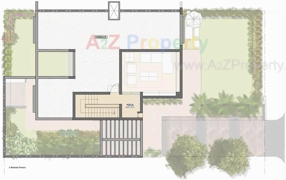 Layout of real estate project The Otherside located at Chekhalavasajda, Ahmedabad, Gujarat