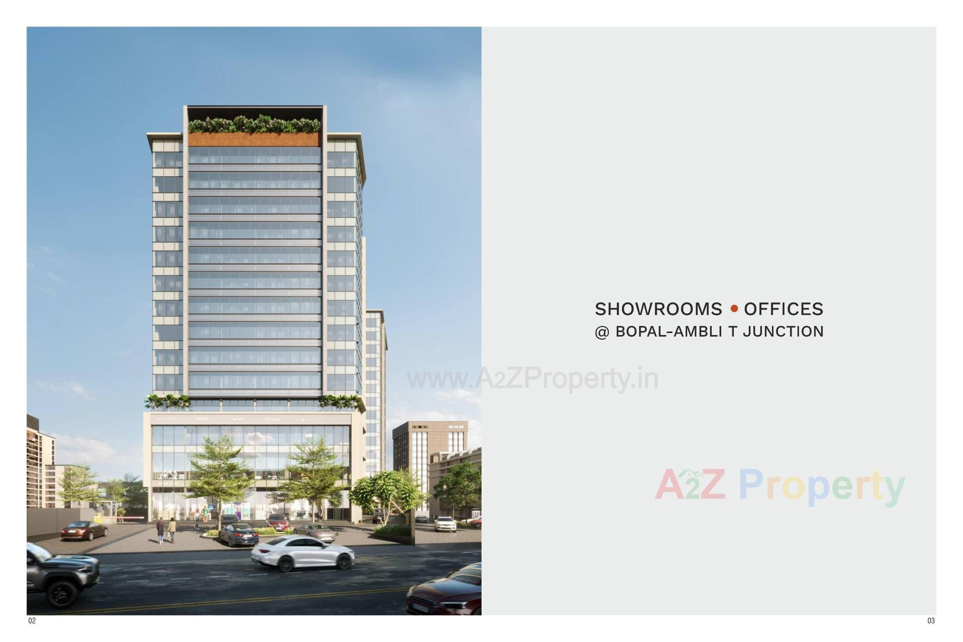 3D Elevation of real estate project The Prime located at Ambali , Ahmedabad, Gujarat