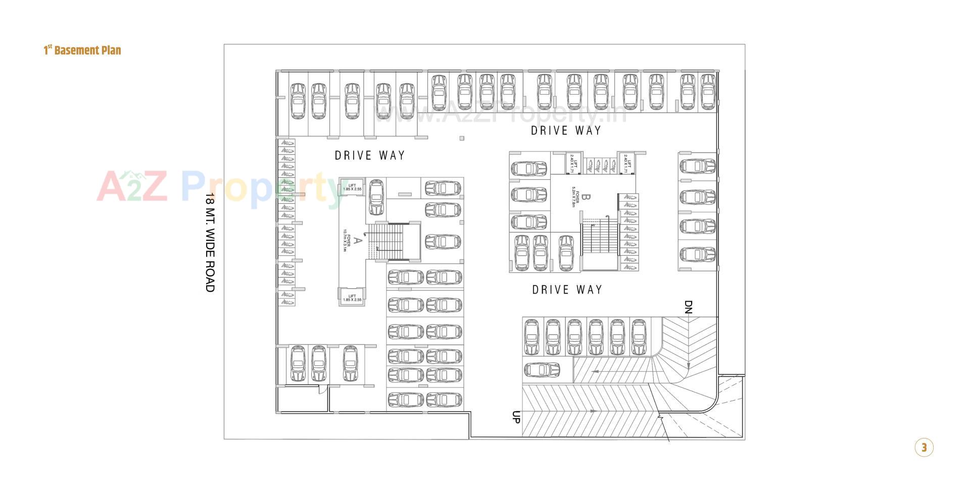 Layout of real estate project The Q located at Chharodi, Ahmedabad, Gujarat