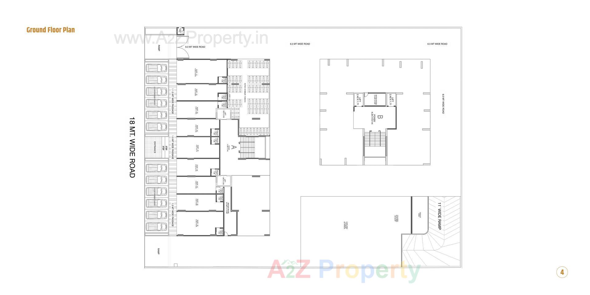 Layout of real estate project The Q located at Chharodi, Ahmedabad, Gujarat