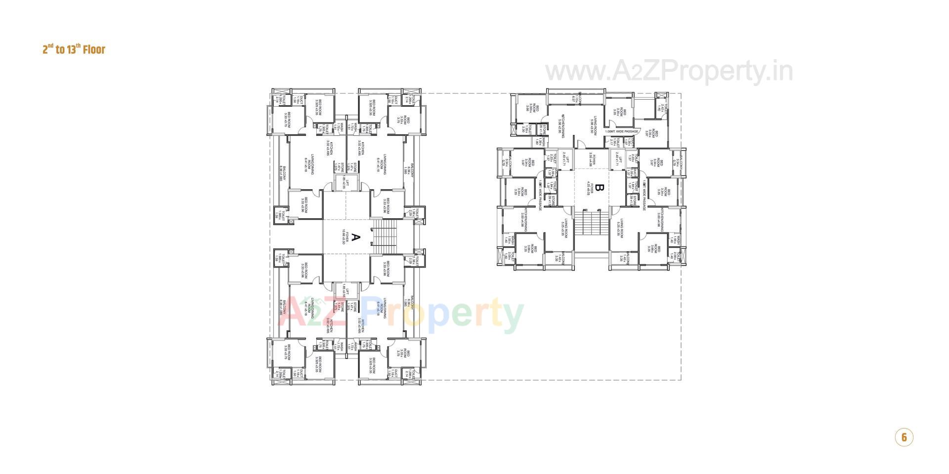 Layout of real estate project The Q located at Chharodi, Ahmedabad, Gujarat