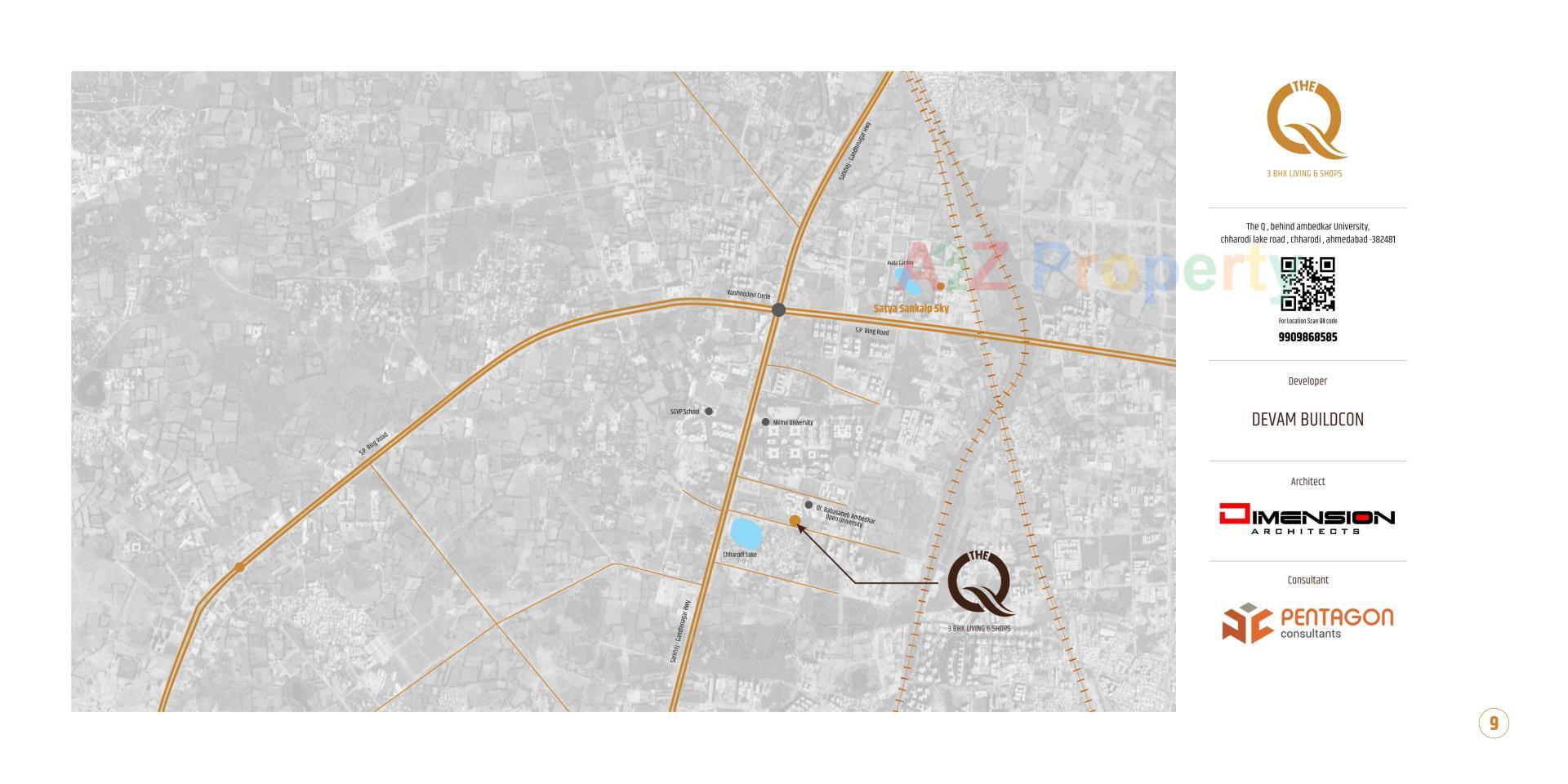  of real estate project The Q located at Chharodi, Ahmedabad, Gujarat