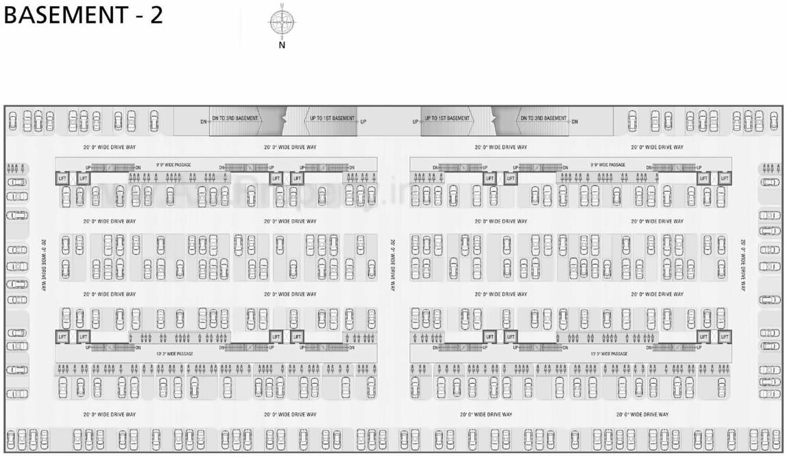 Layout of real estate project The Retail Park located at Bopal, Ahmedabad, Gujarat