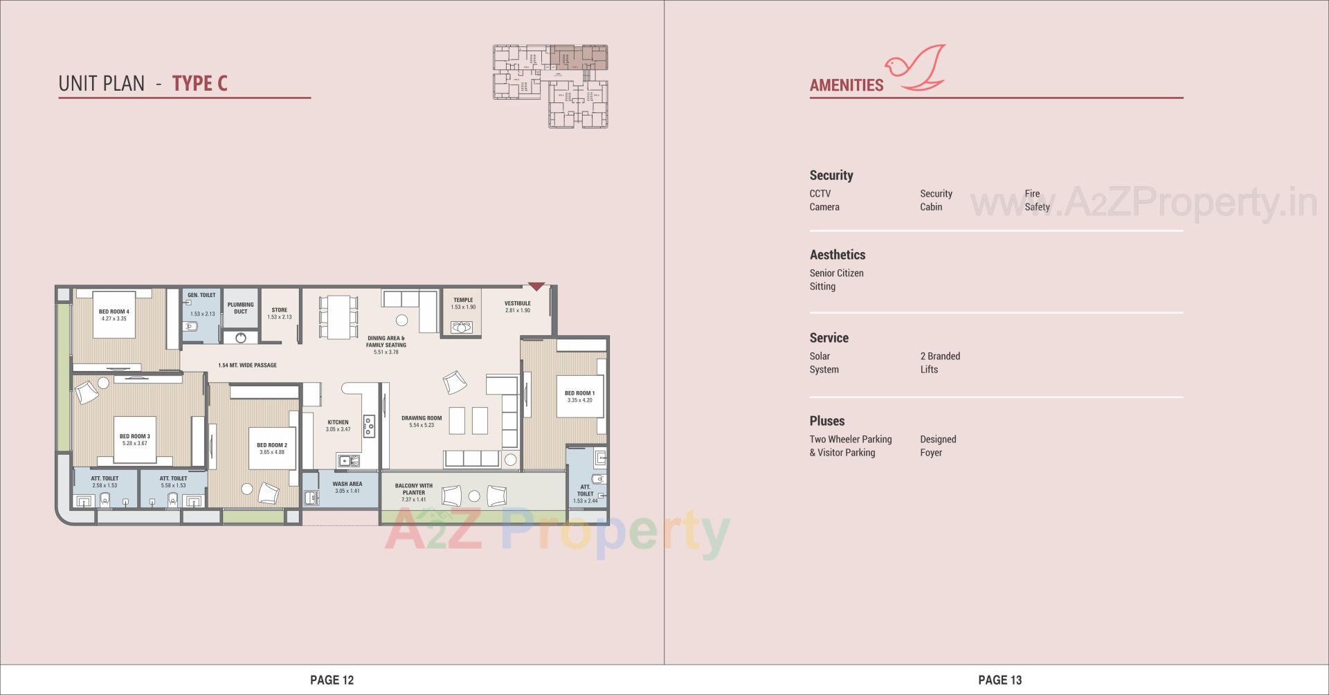 Layout of real estate project The Rhythm Heights located at Nikol, Ahmedabad, Gujarat