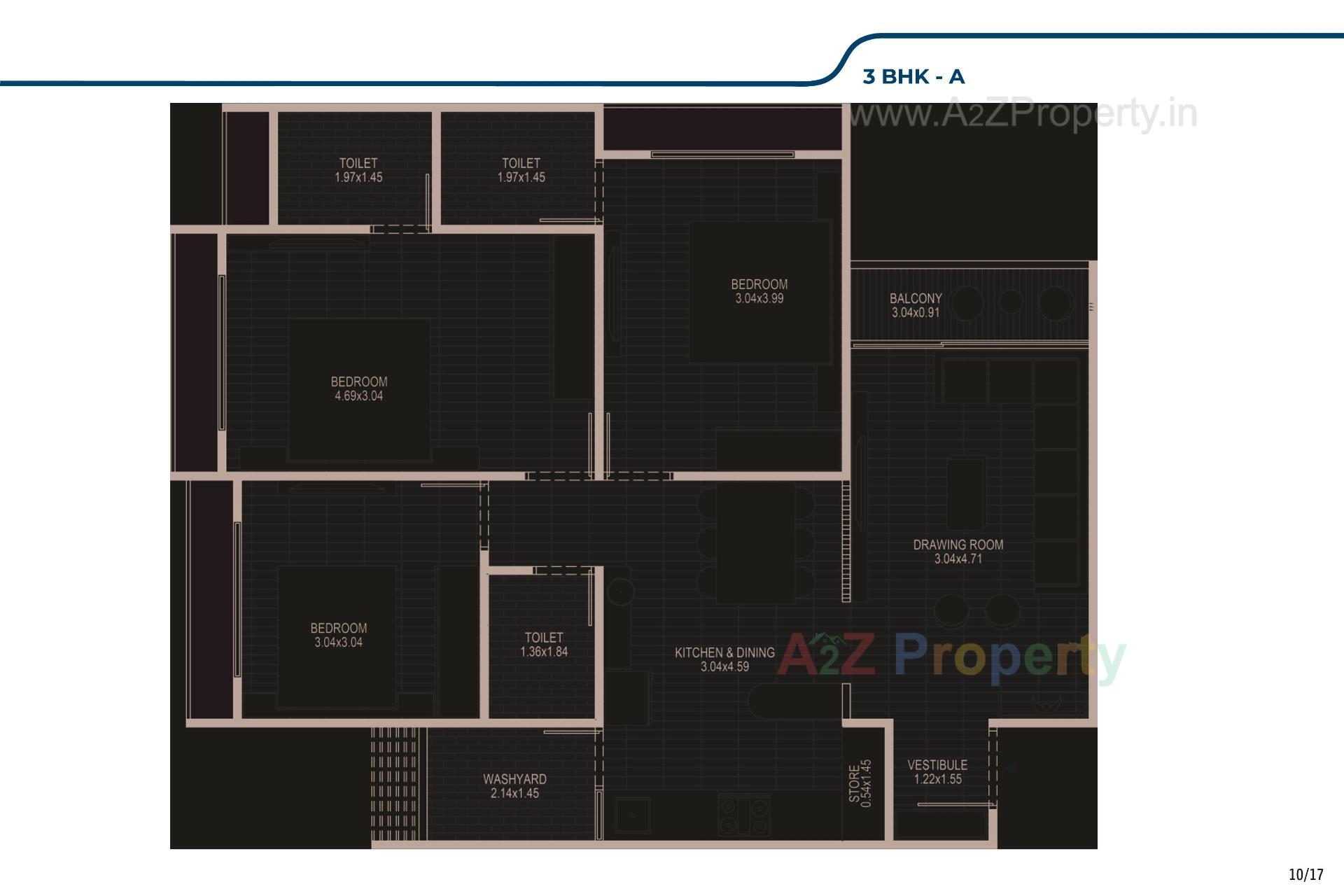  of real estate project The Ripples located at Shela, Ahmedabad, Gujarat