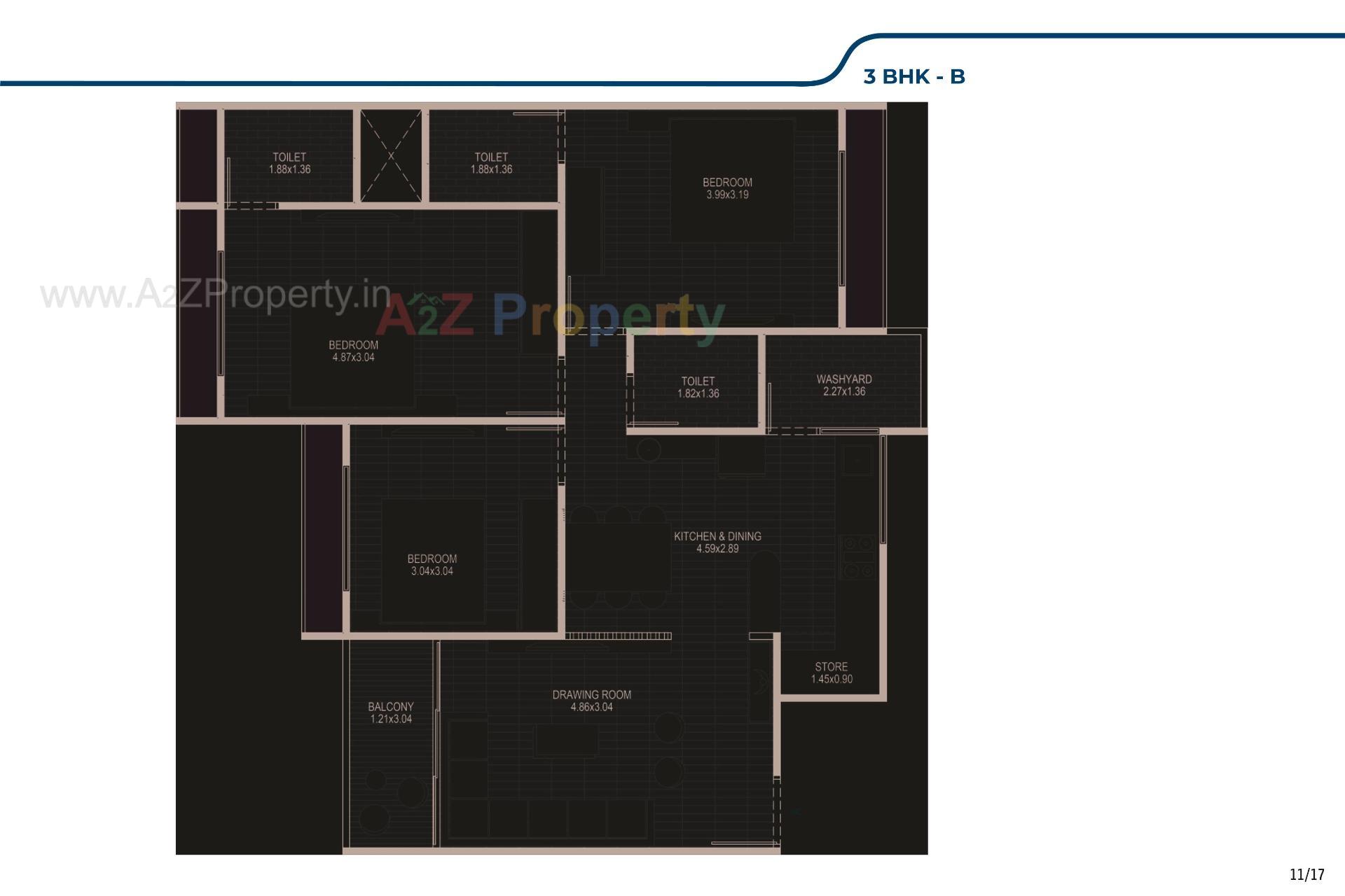  of real estate project The Ripples located at Shela, Ahmedabad, Gujarat