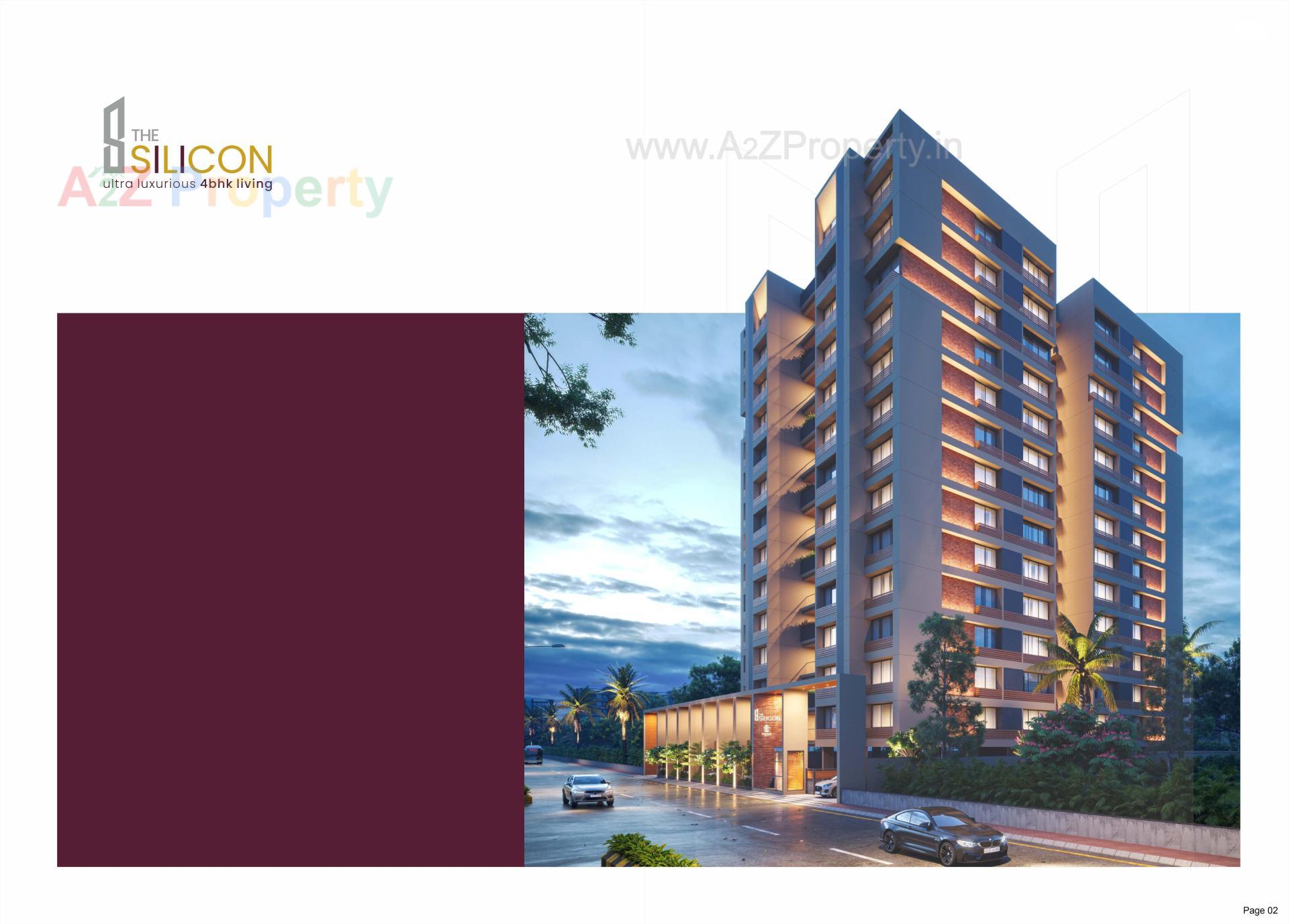 3D Elevation of real estate project The Silicon located at Ahmedabad, Ahmedabad, Gujarat