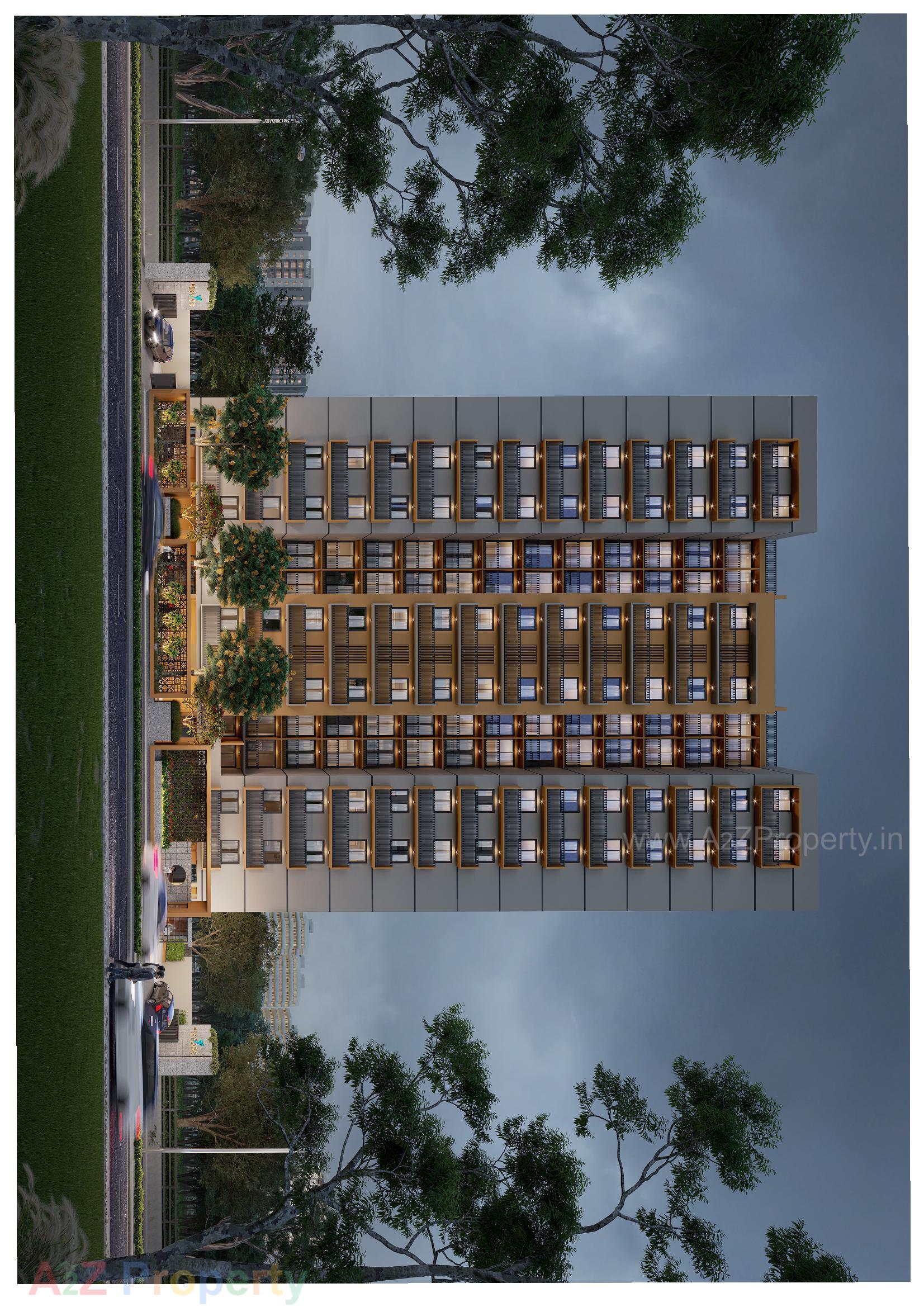 3D Elevation of real estate project The Skylark located at Nikol, Ahmedabad, Gujarat