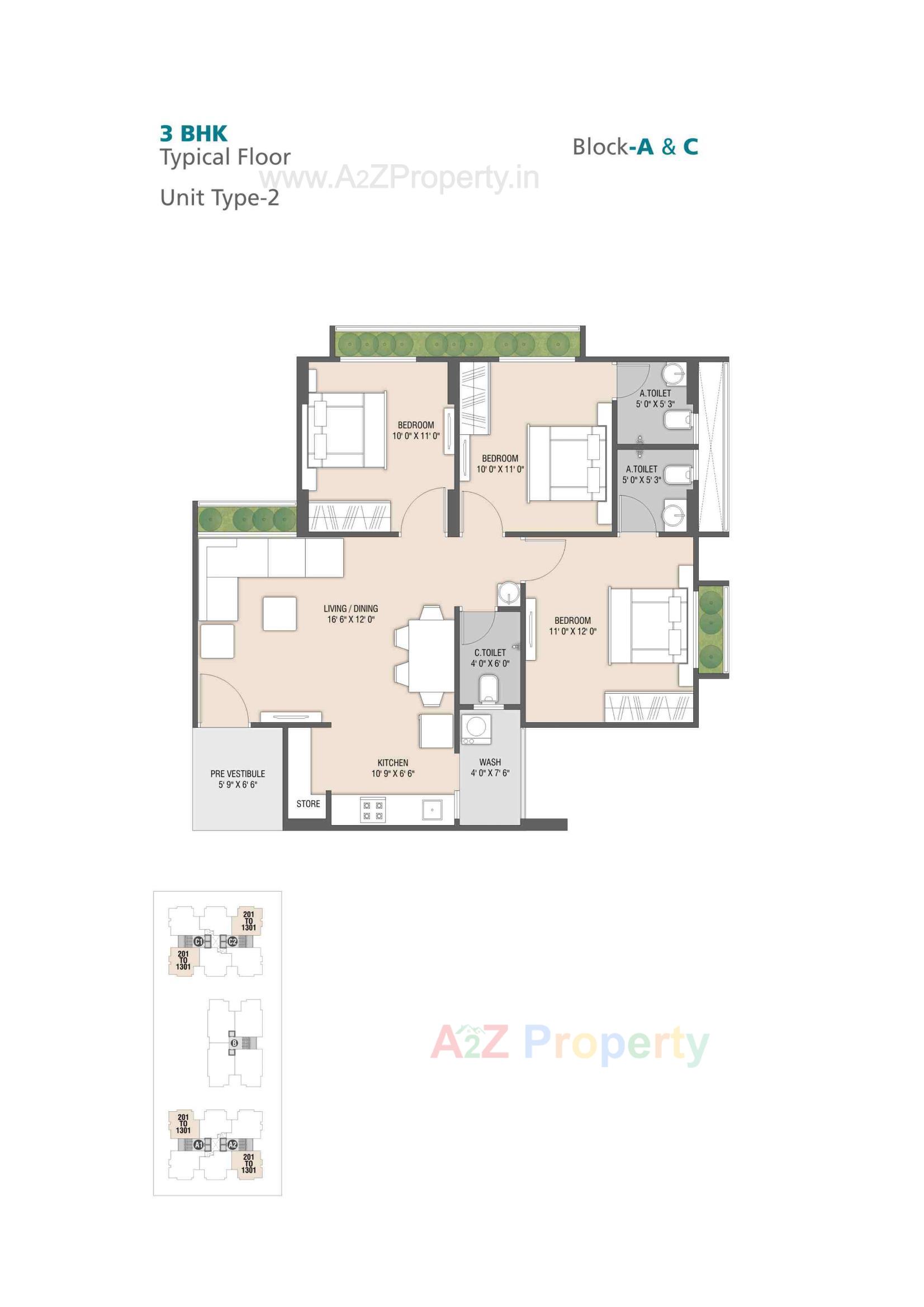 Layout of real estate project The Skylark located at Nikol, Ahmedabad, Gujarat