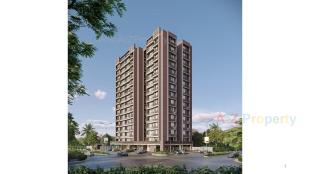 Elevation of real estate project The Skyler located at Bhadaj, Ahmedabad, Gujarat