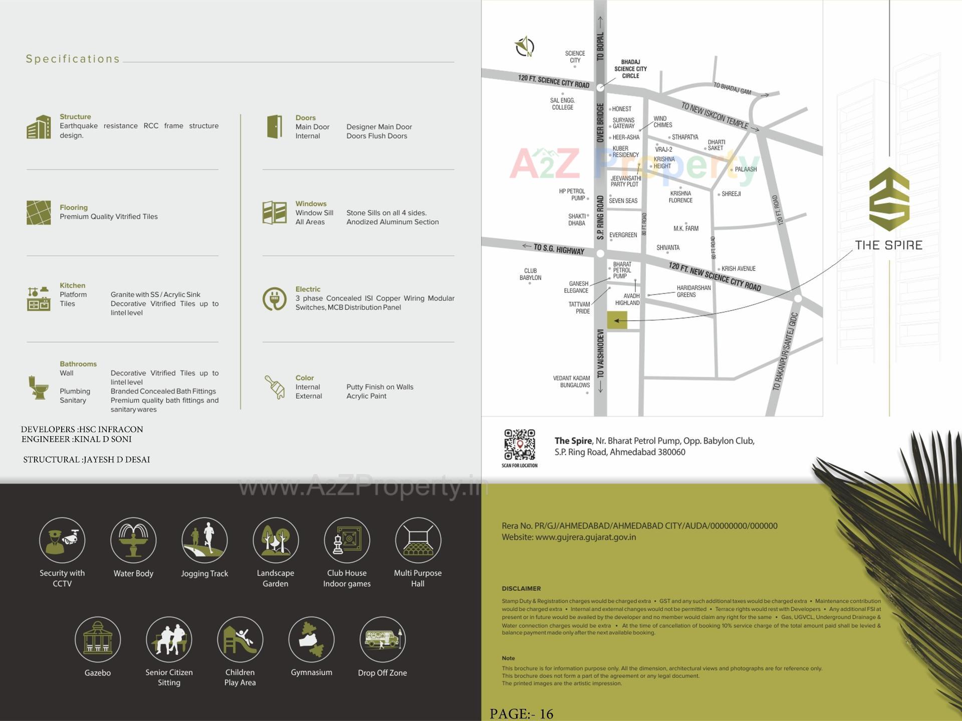  of real estate project The Spire located at Bhadaj, Ahmedabad, Gujarat