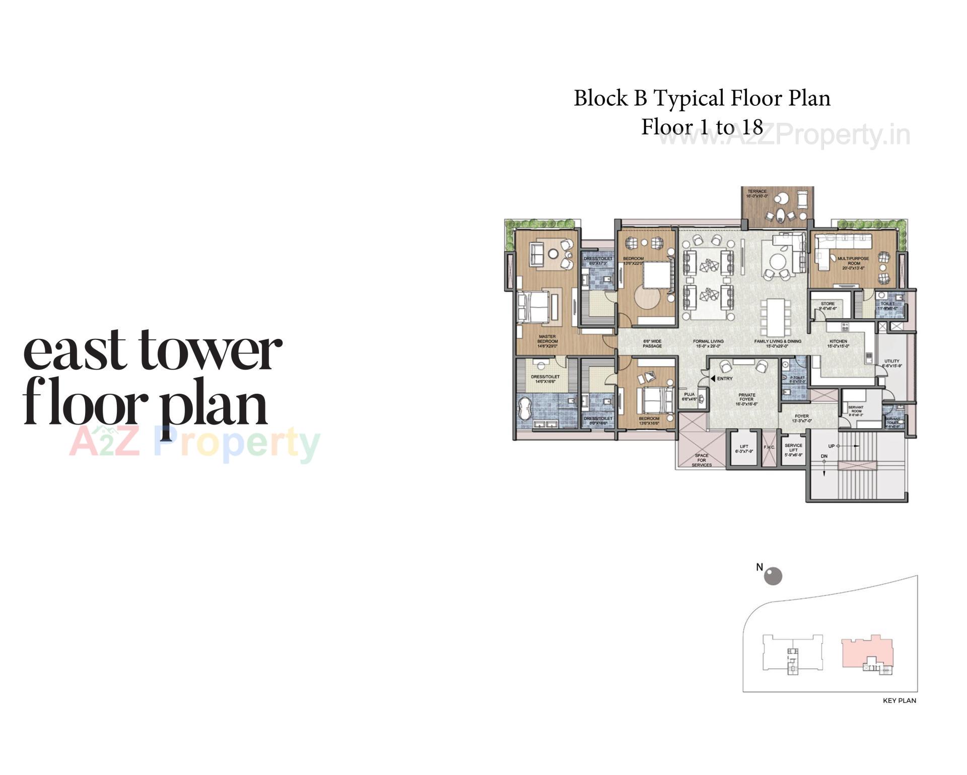 Layout of real estate project The Storeys located at Ahmedabad, Ahmedabad, Gujarat