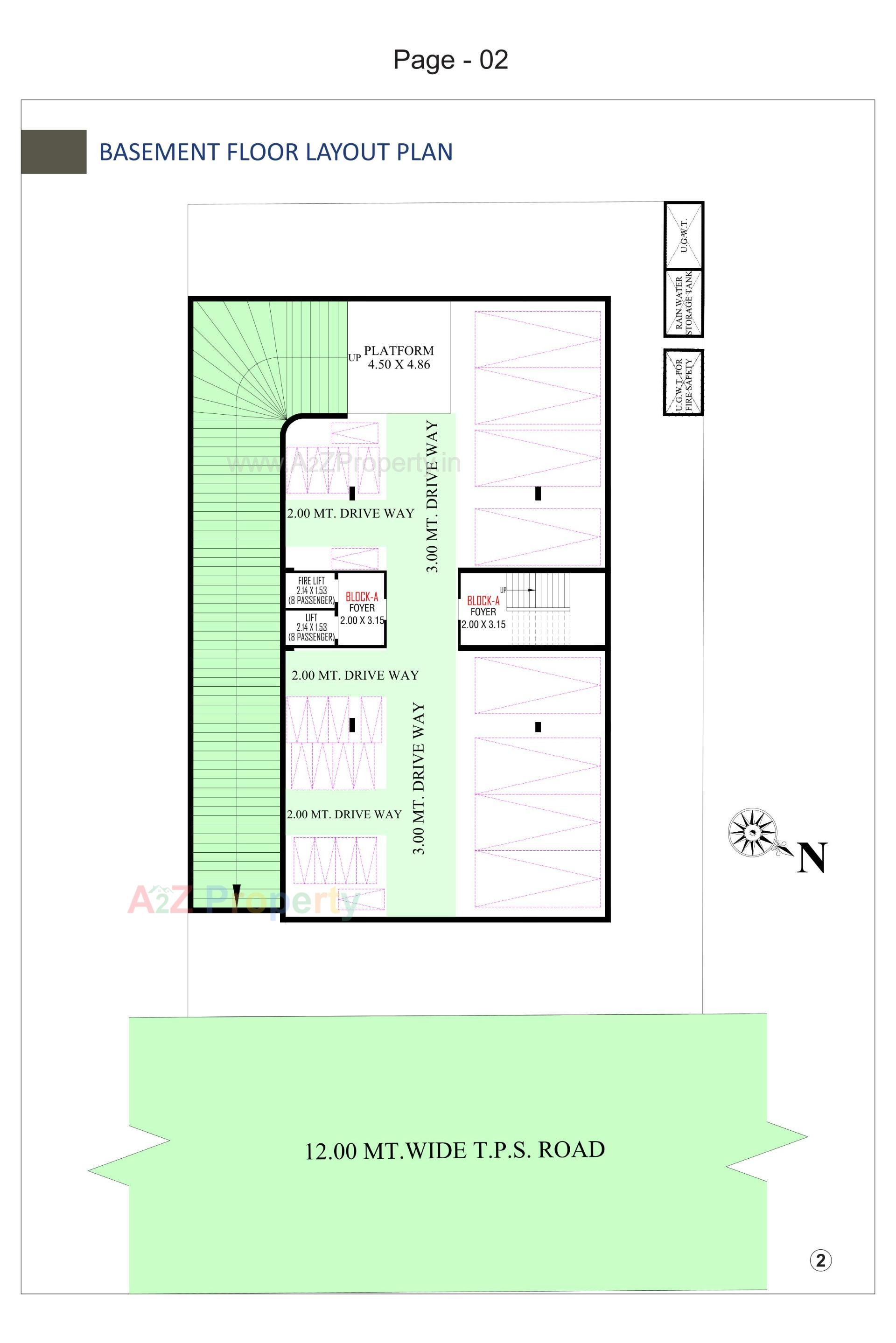 Layout of real estate project The Sun Imperial located at Nikol, Ahmedabad, Gujarat