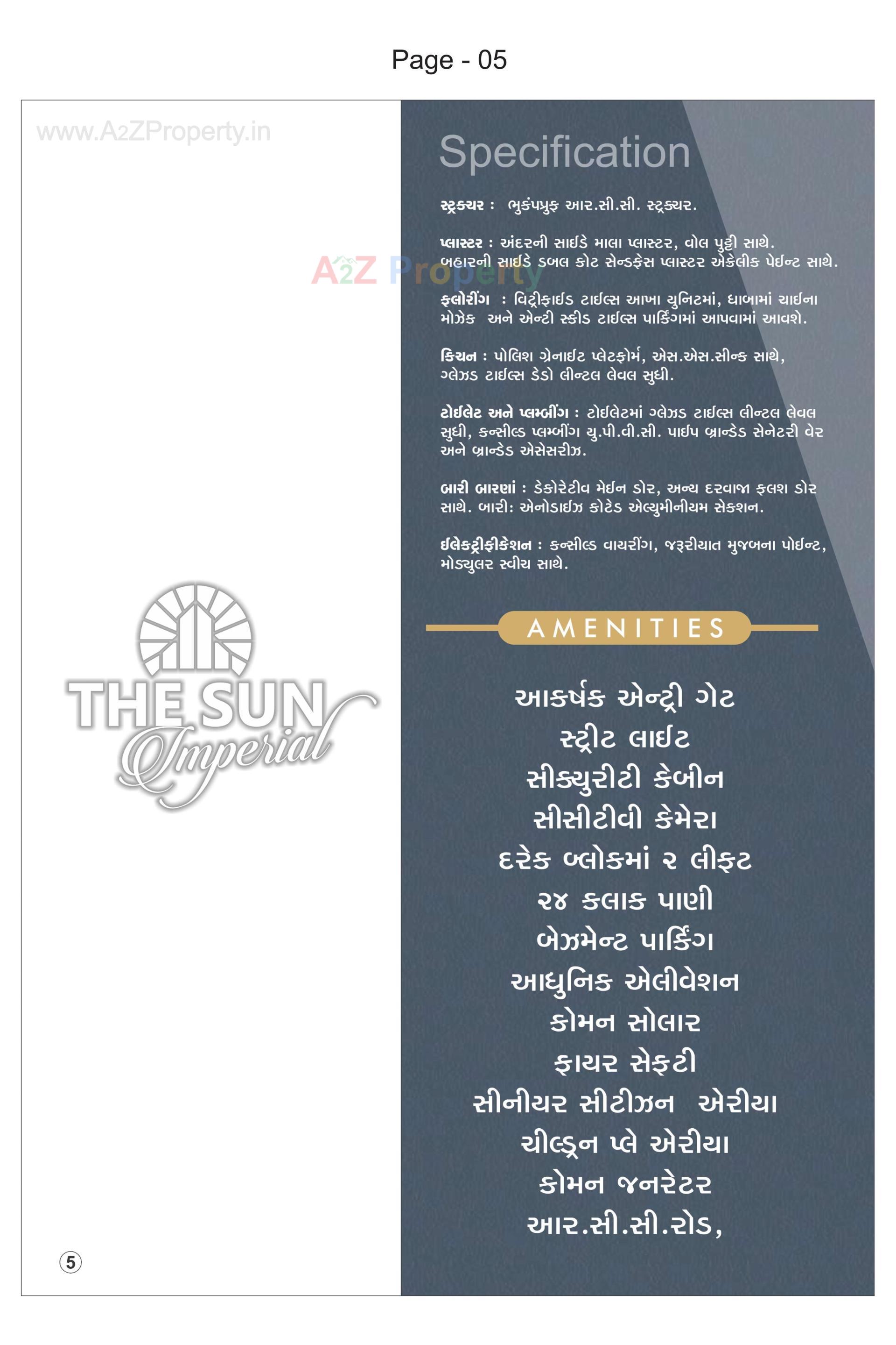  of real estate project The Sun Imperial located at Nikol, Ahmedabad, Gujarat