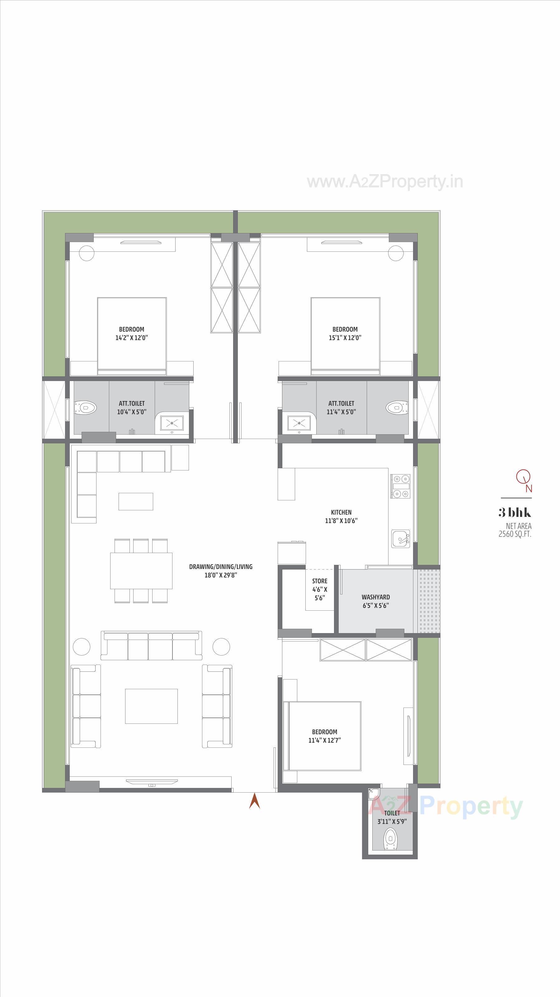 Layout of real estate project The Ten located at Changispur, Ahmedabad, Gujarat