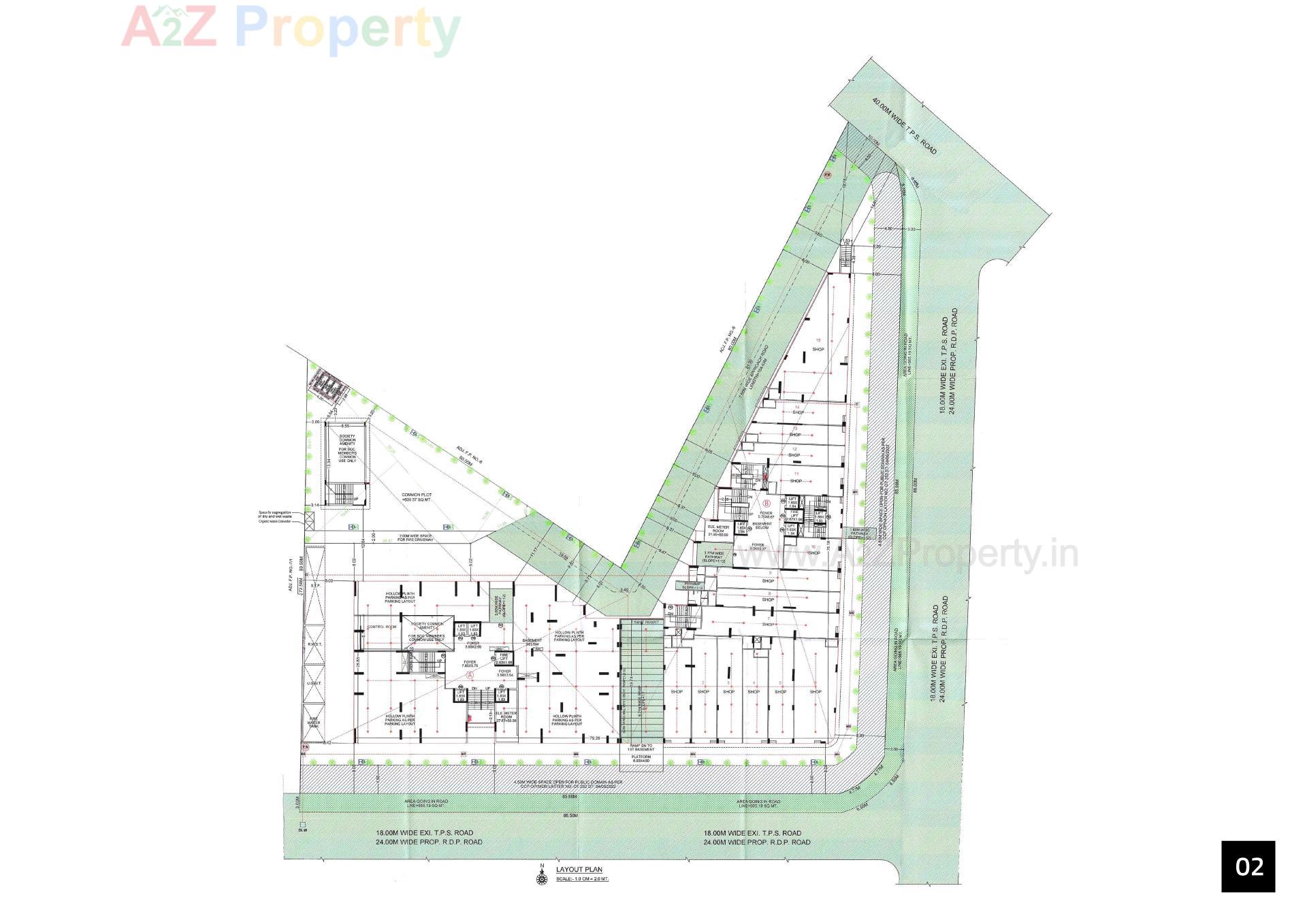 Layout of real estate project The Verity located at Ahmedabad, Ahmedabad, Gujarat