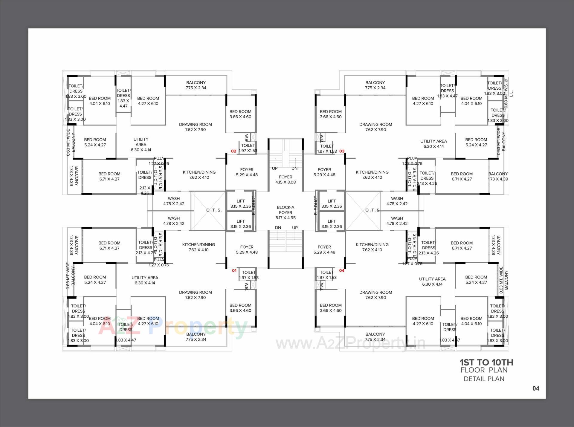 Layout of real estate project The White House located at Muthiya, Ahmedabad, Gujarat