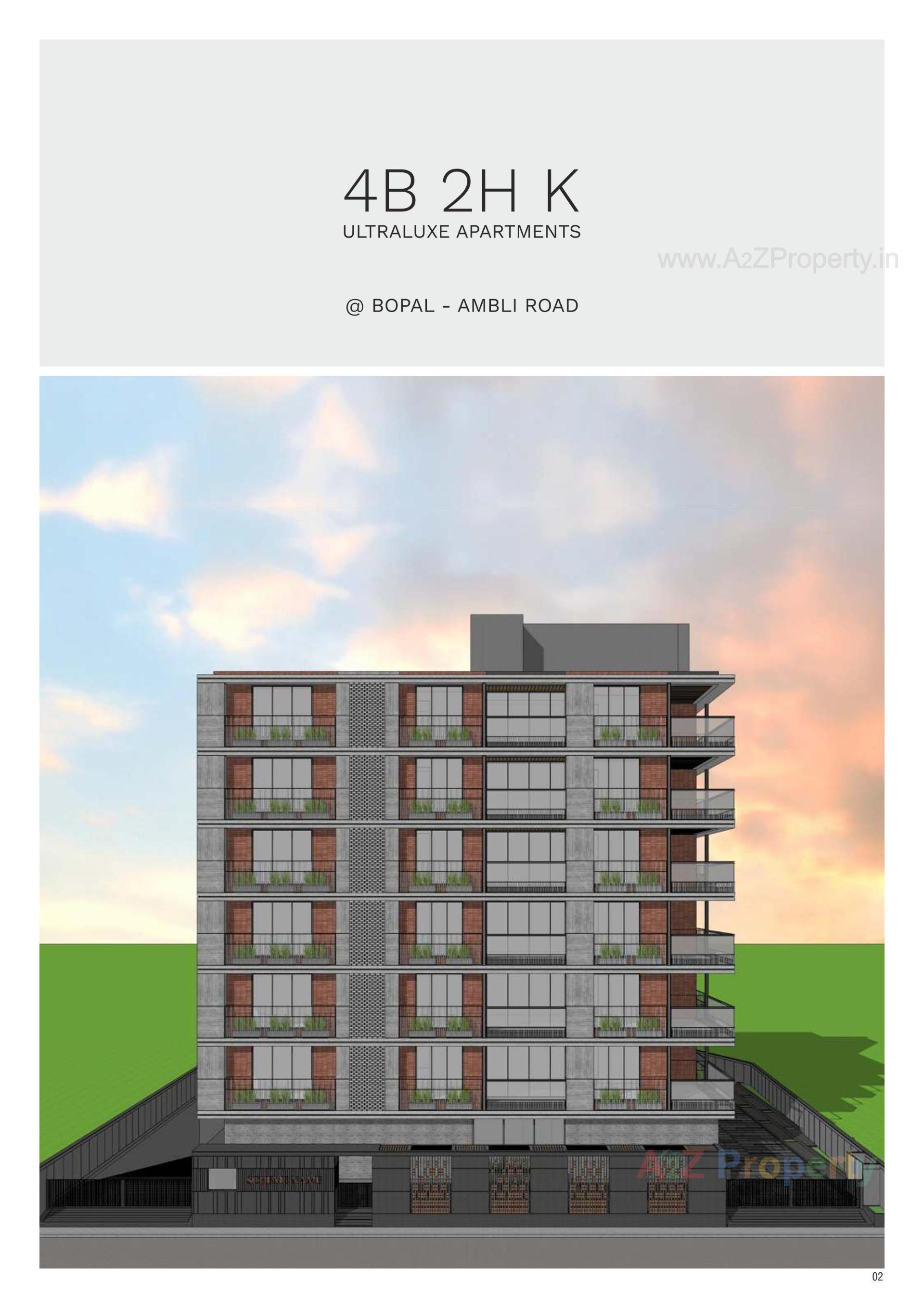 3D Elevation of real estate project The Whitecraft located at Ahmedabad, Ahmedabad, Gujarat