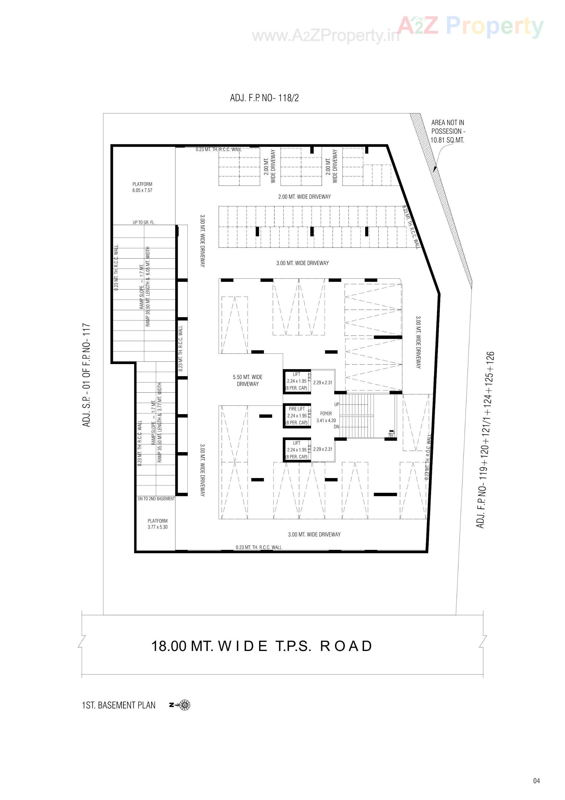 Layout of real estate project The Whitecraft located at Ahmedabad, Ahmedabad, Gujarat