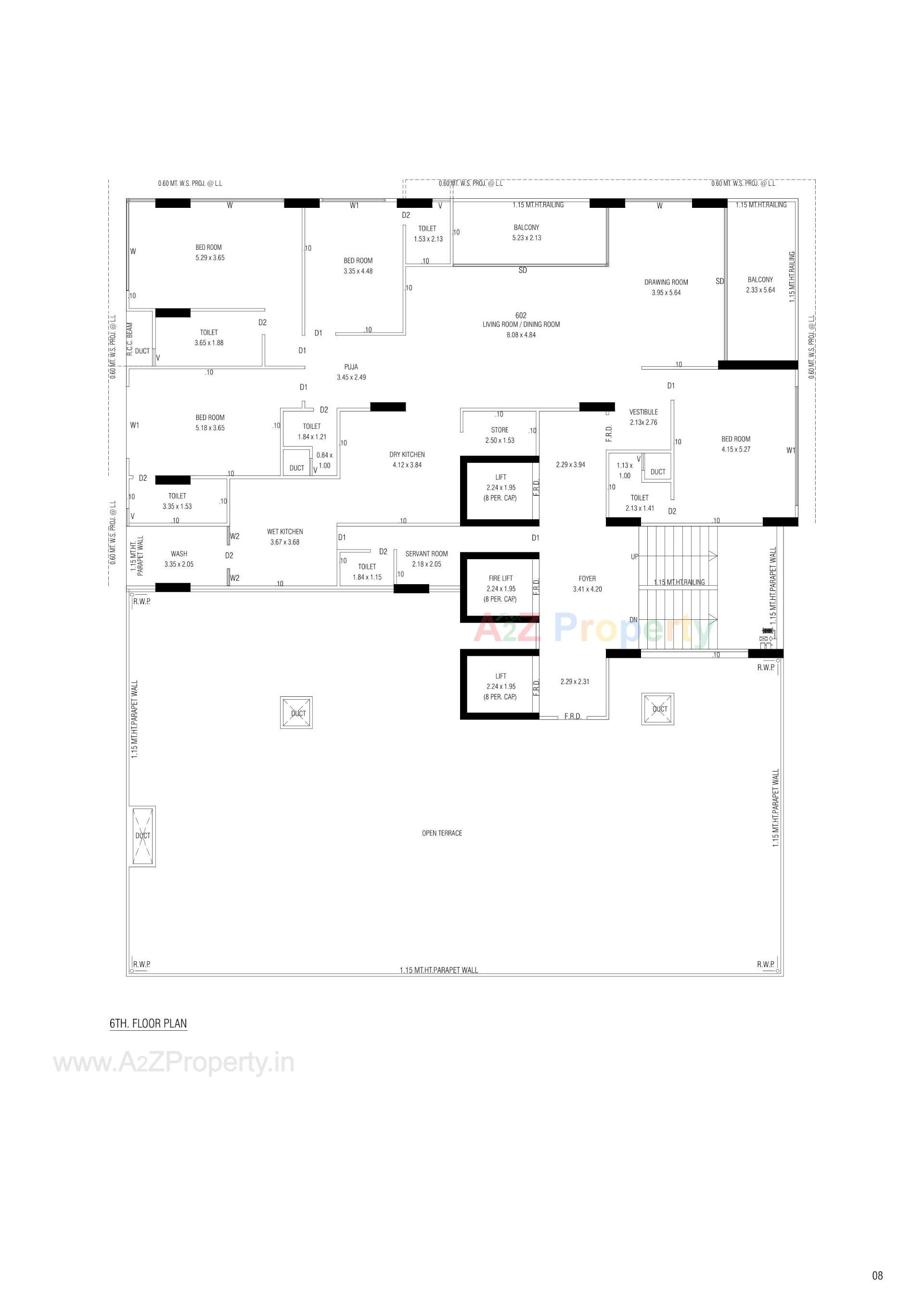 Layout of real estate project The Whitecraft located at Ahmedabad, Ahmedabad, Gujarat