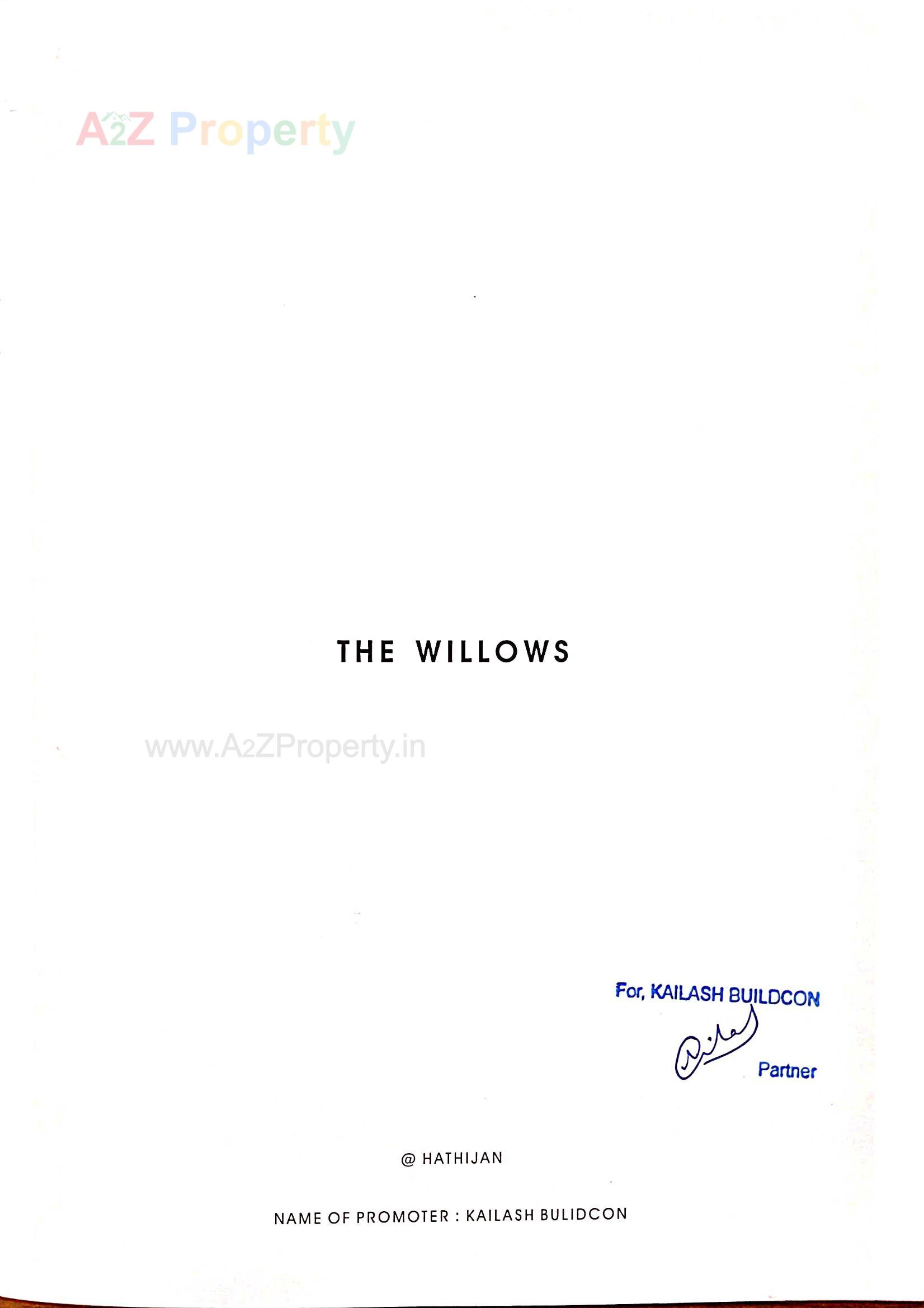  of real estate project The Willows located at Hathijan, Ahmedabad, Gujarat
