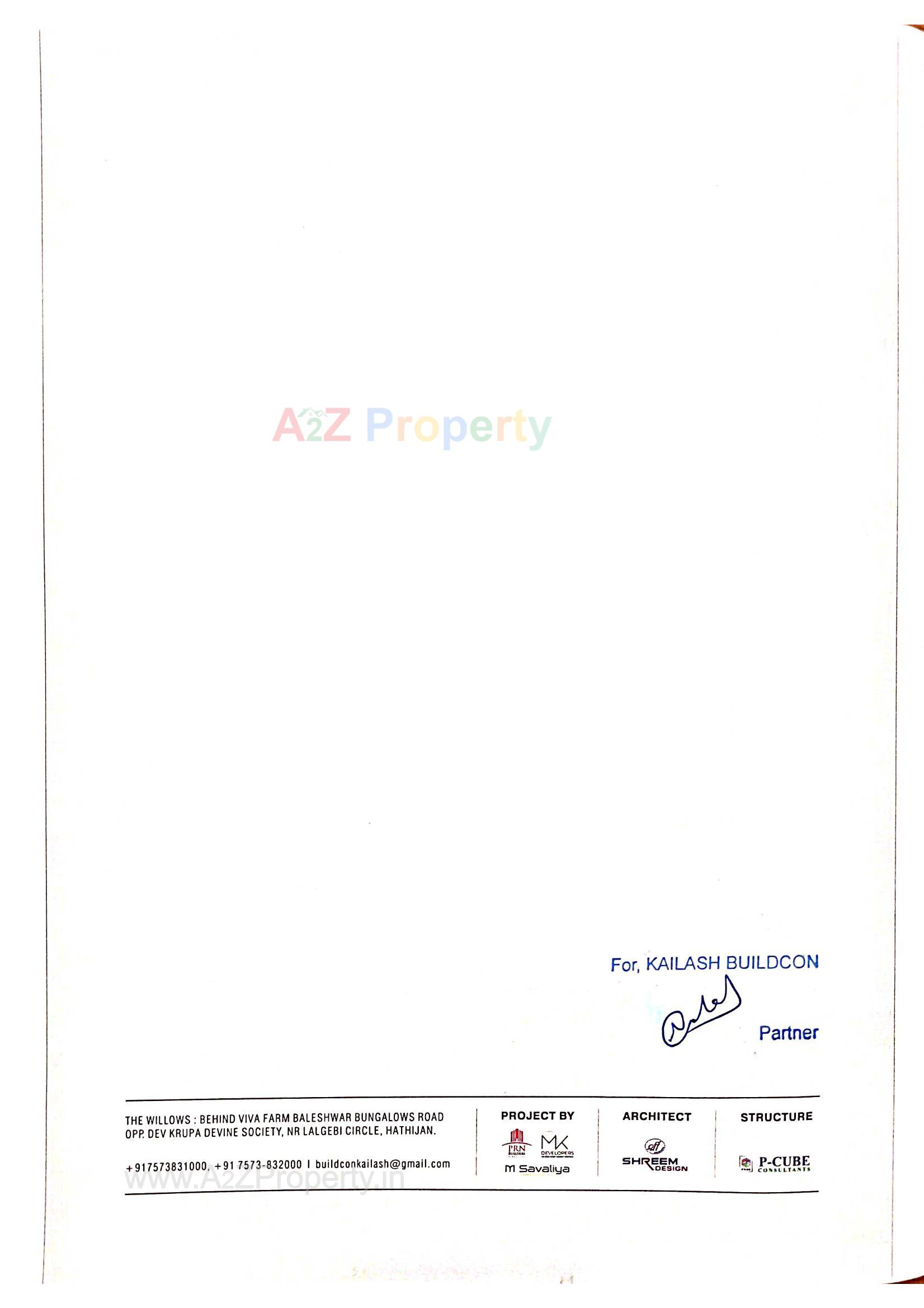  of real estate project The Willows located at Hathijan, Ahmedabad, Gujarat