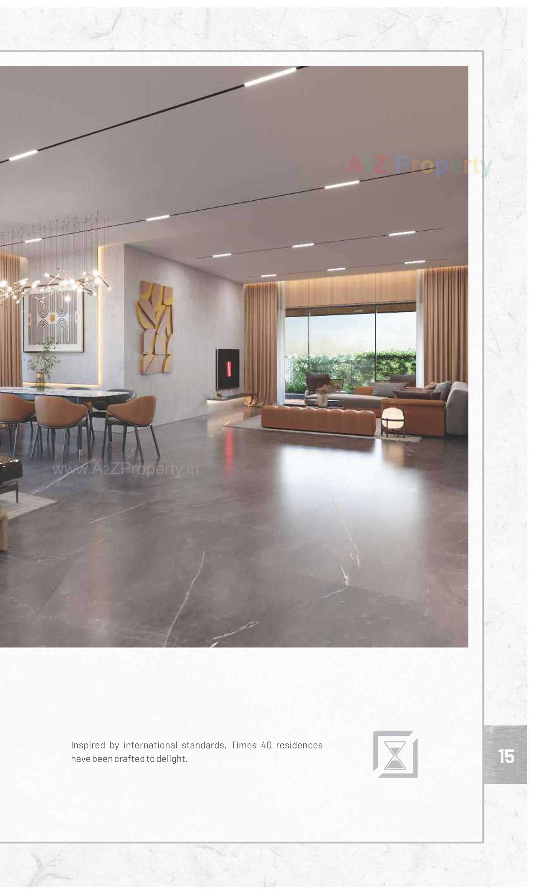 3D Elevation of real estate project Times 40 located at Bodakdev, Ahmedabad, Gujarat