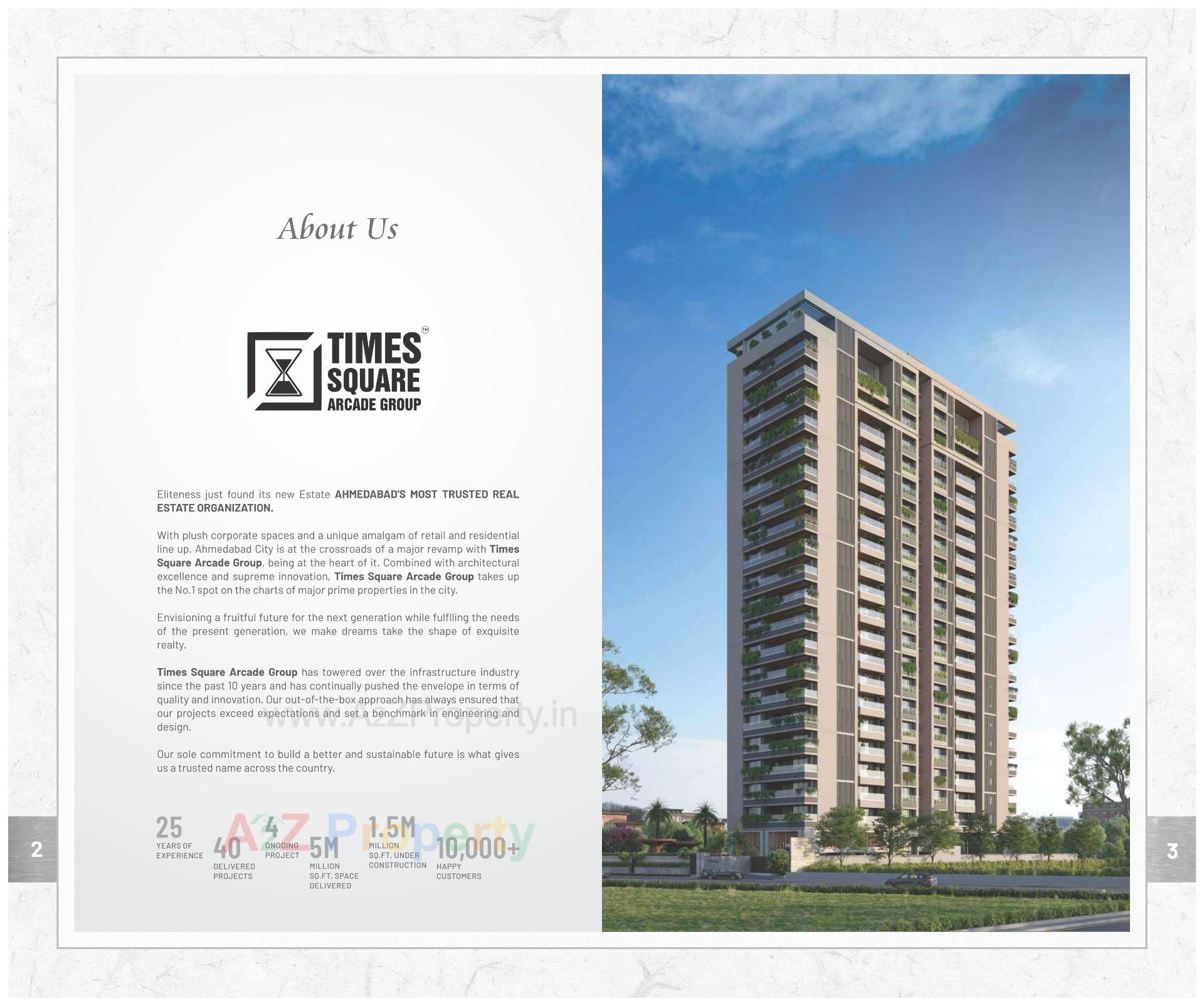  of real estate project Times 40 located at Bodakdev, Ahmedabad, Gujarat