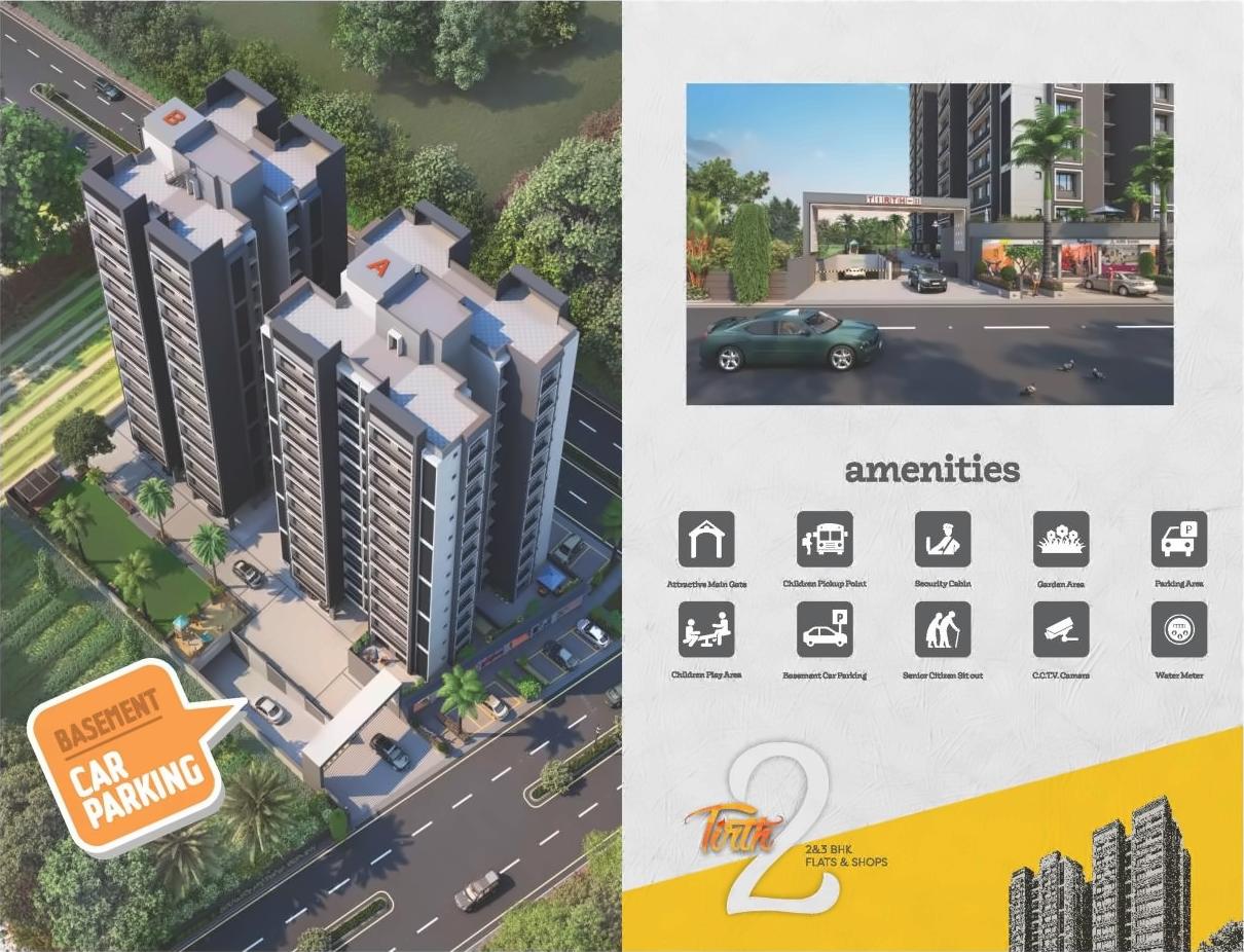 3D Elevation of real estate project Tirth located at Vatva, Ahmedabad, Gujarat