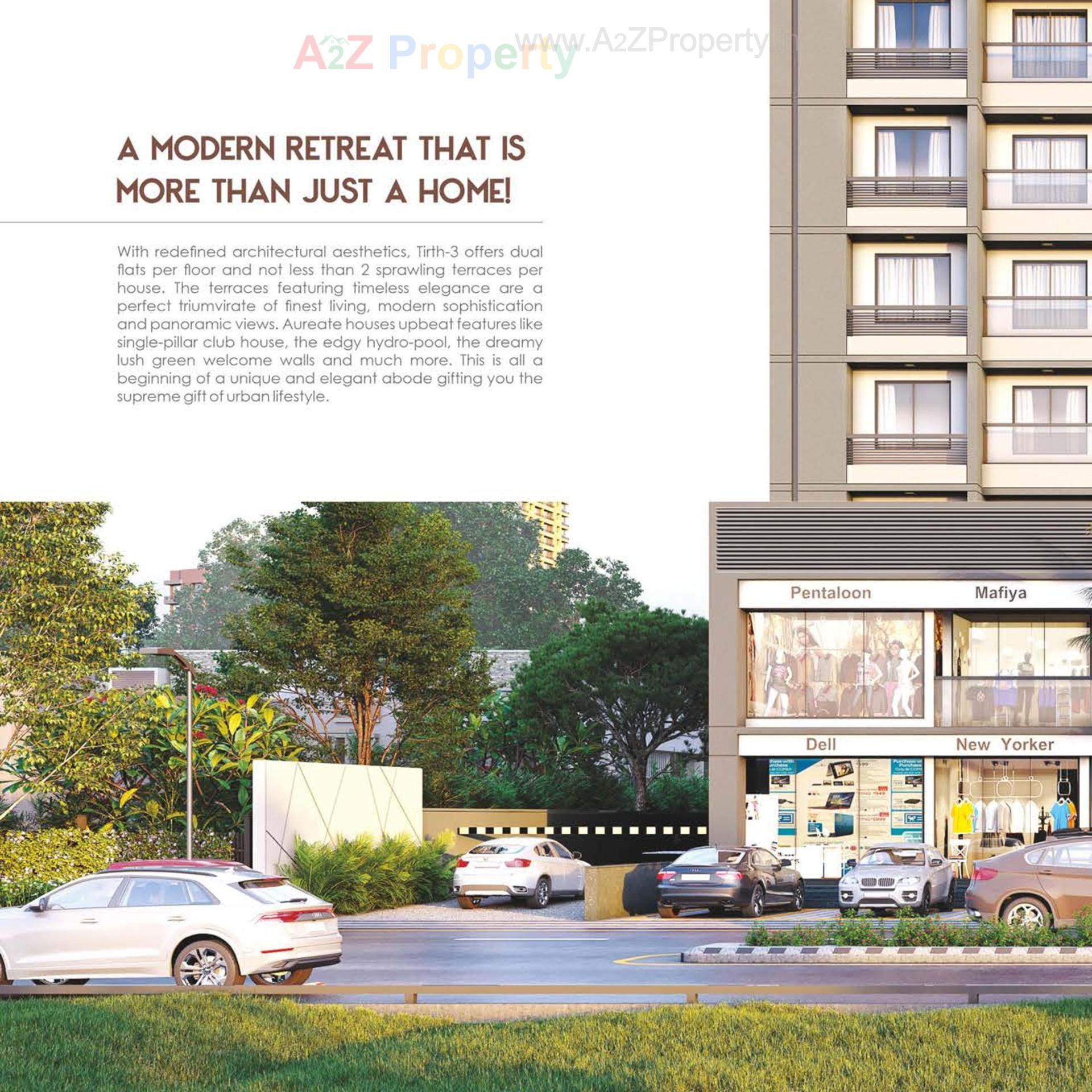 3D Elevation of real estate project Tirth located at Vatva, Ahmedabad, Gujarat